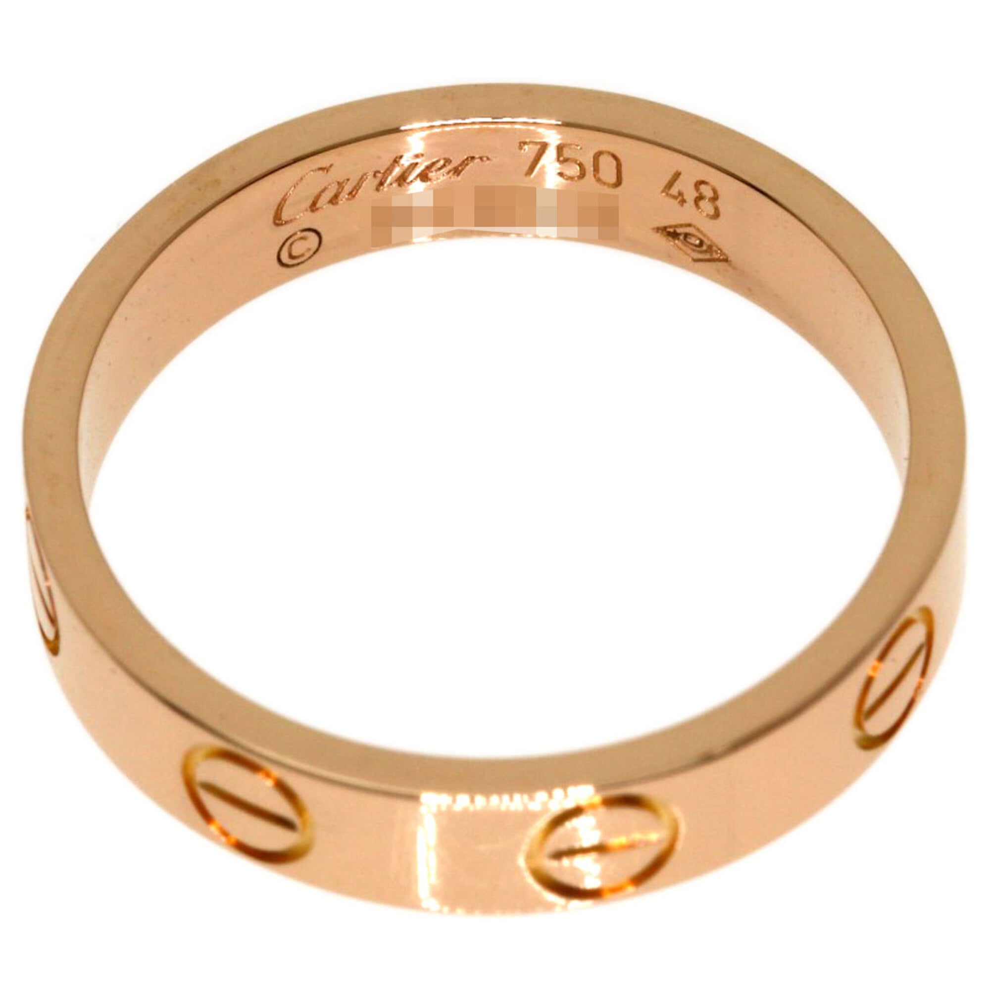 Cartier Pink Gold (18K) Band Ring (Pre-Owned)