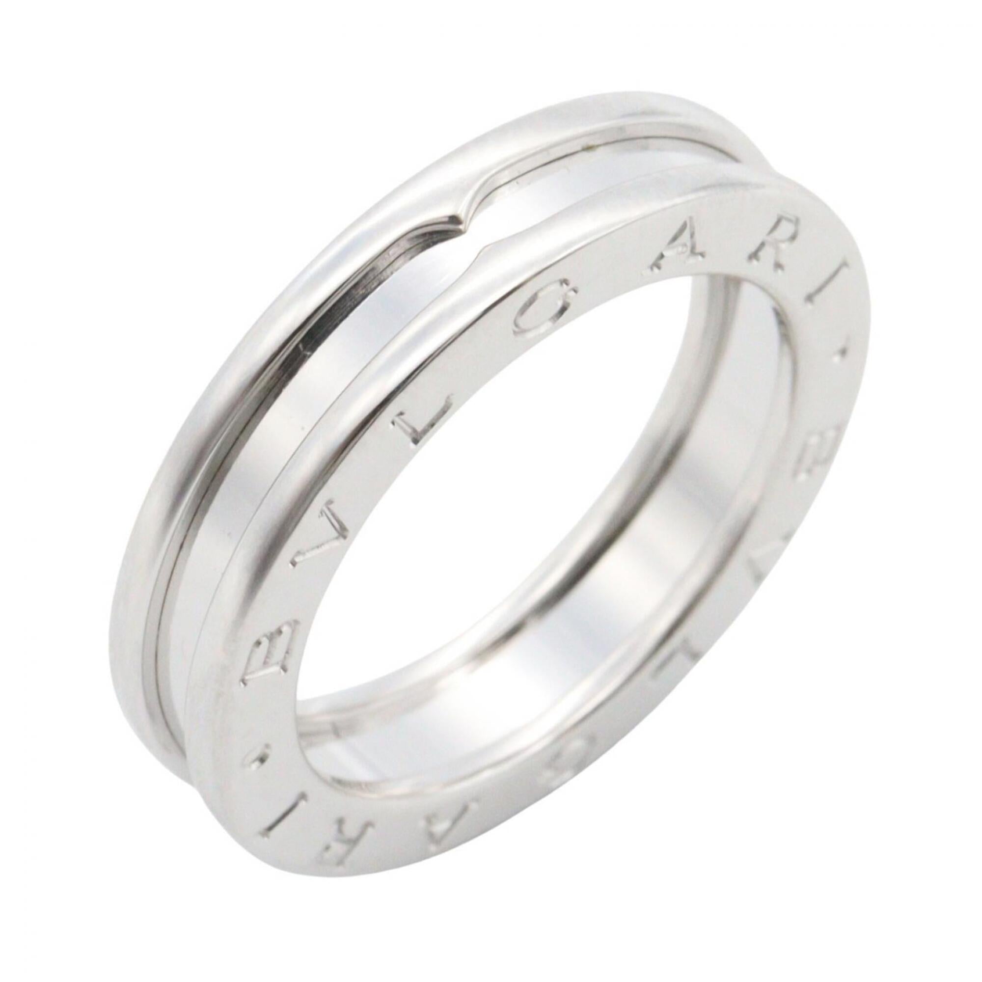Bvlgari Silver White Gold (18K) Band Ring (Pre-Owned)