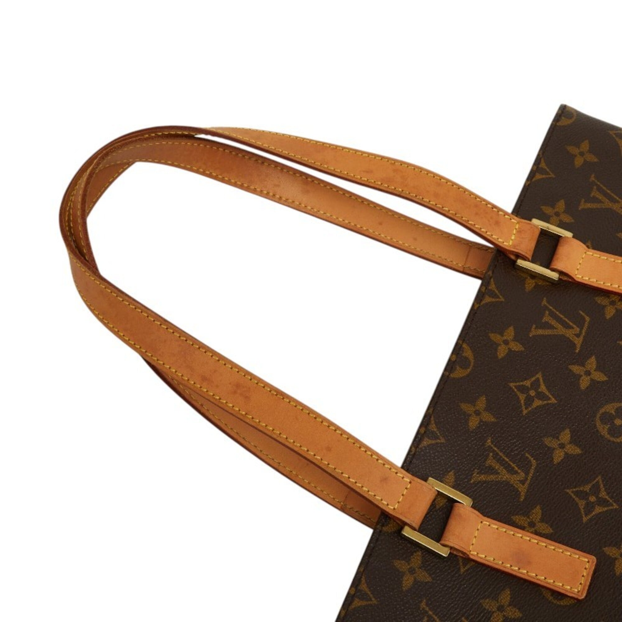 Louis Vuitton Brown Pvc Leather Tote Bag (Pre-Owned)