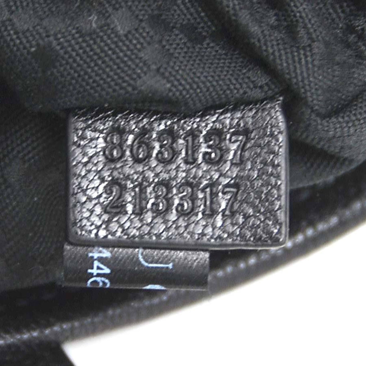 Gucci Black Gg Canvas Leather Handbag (Pre-Owned)