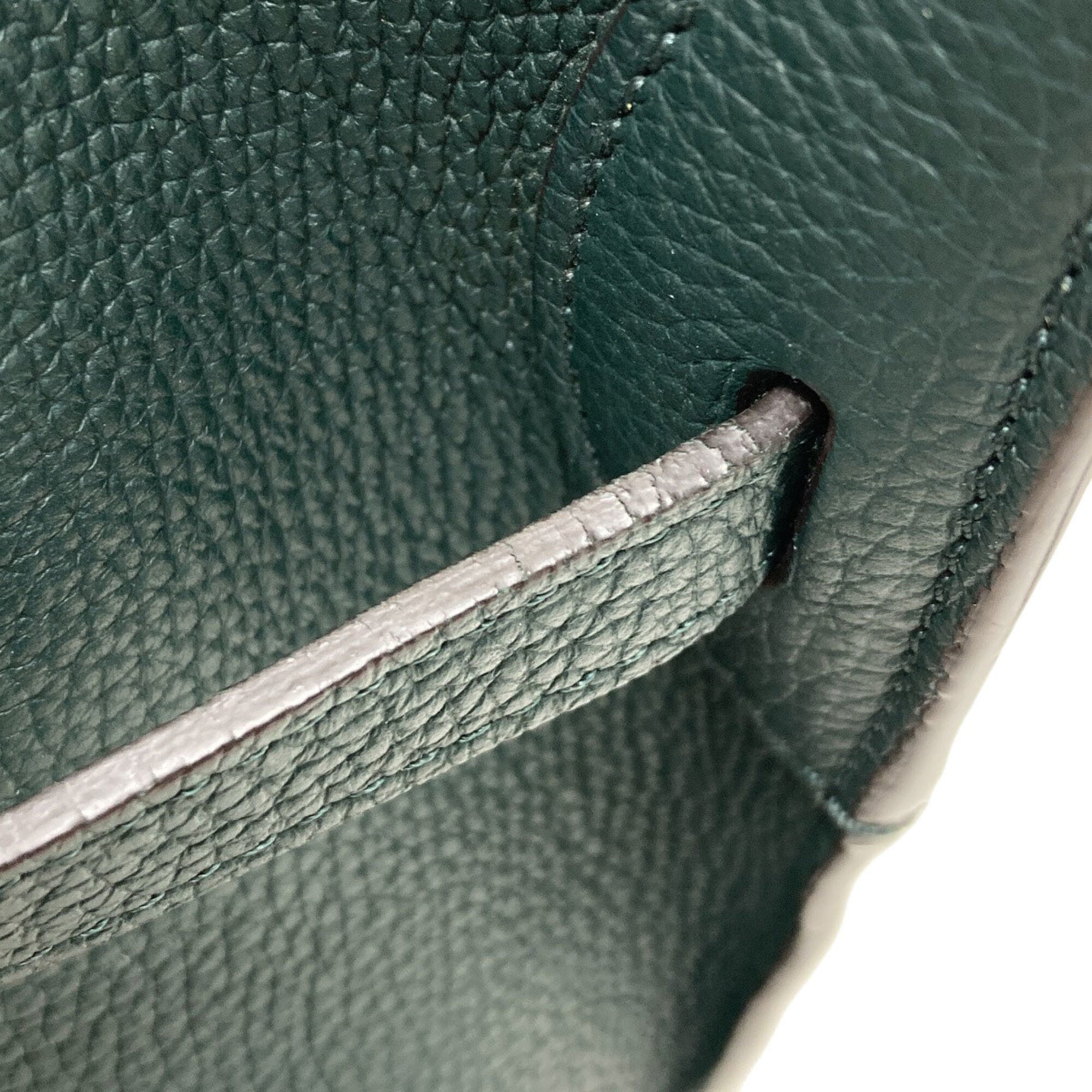 Celine Green Leather Handbag (Pre-Owned)