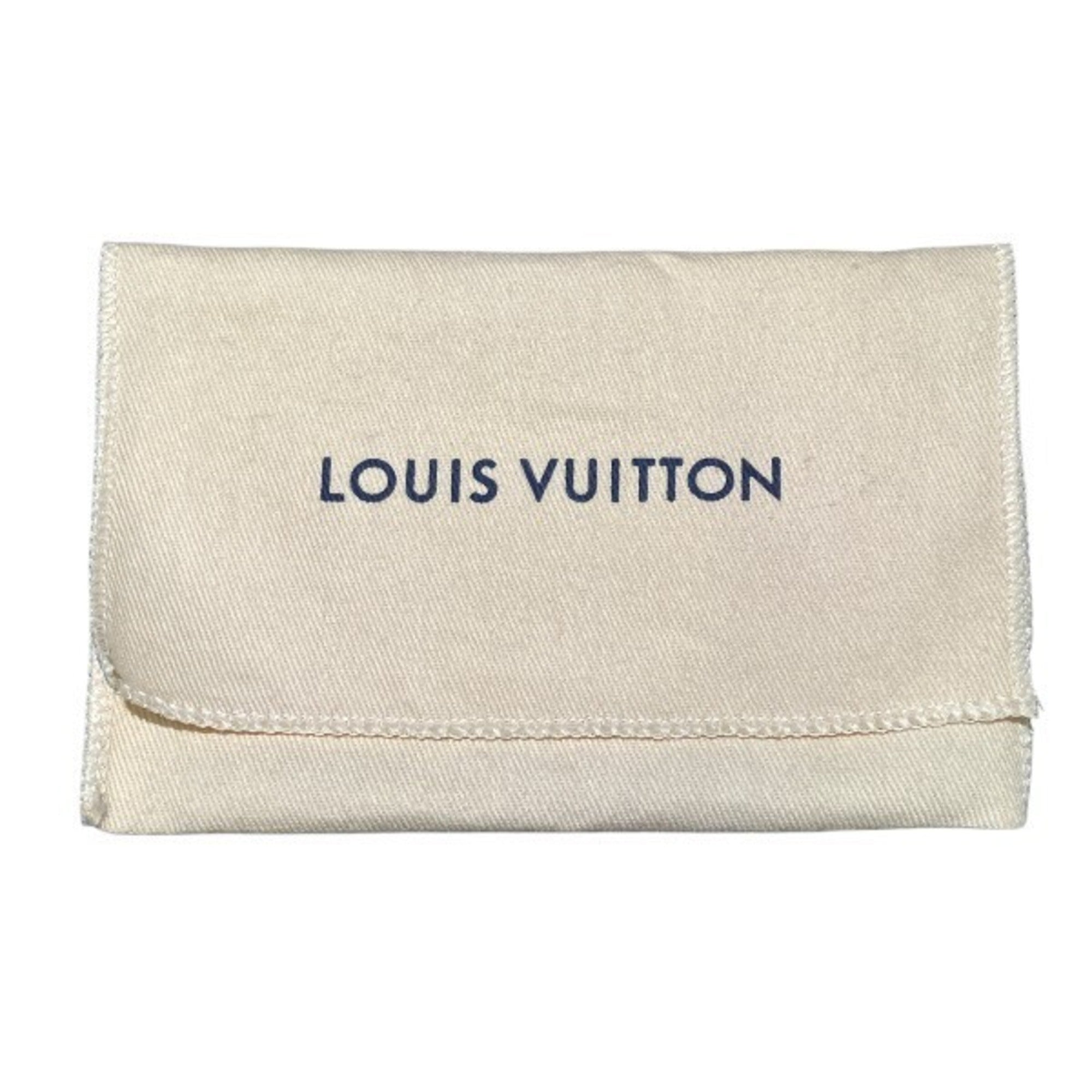 Louis Vuitton Monogram Blue Pink Yellow Leather Wallet (Bi-Fold) (Pre-Owned)