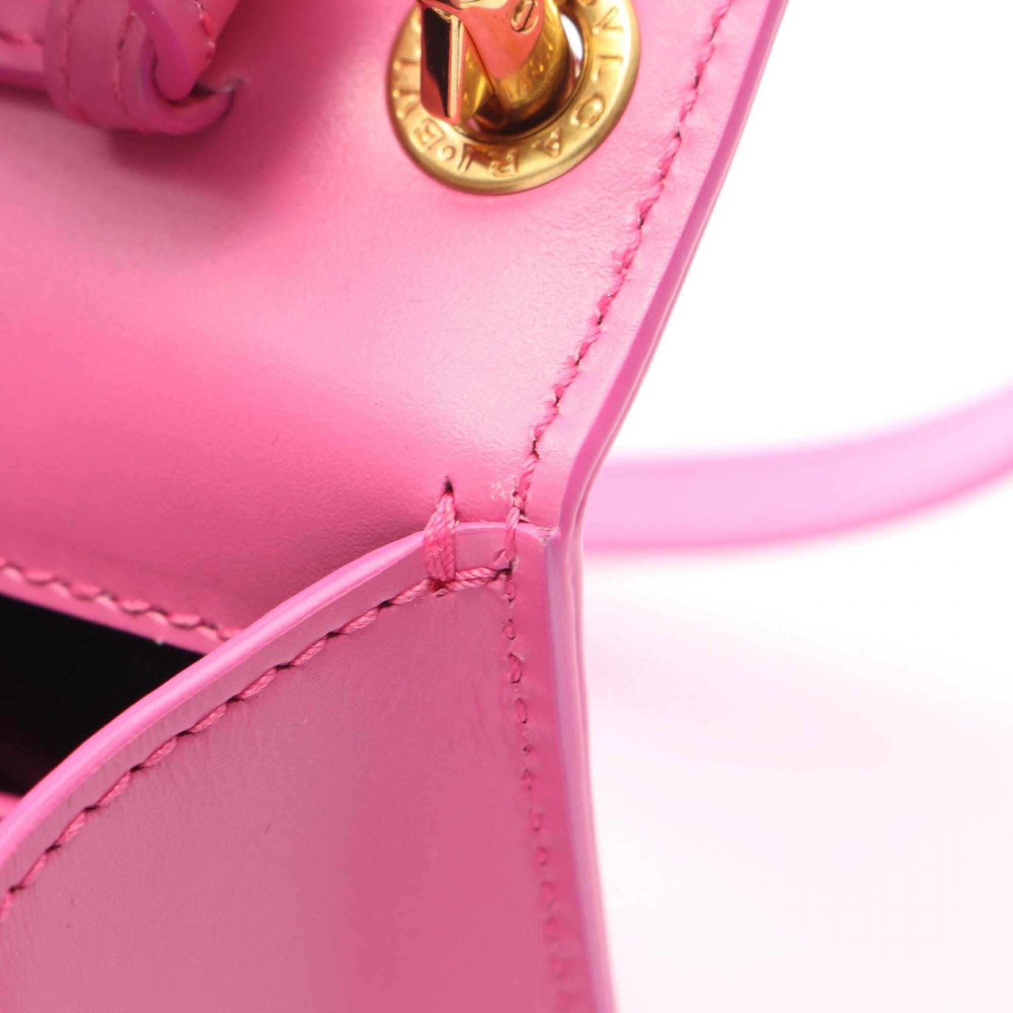 Bvlgari Bvlgari Bvlgari Pink Leather Handbag (Pre-Owned)