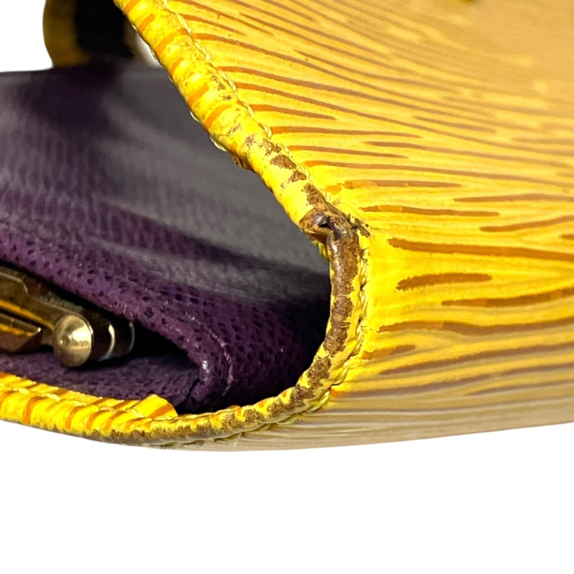 Louis Vuitton Epi Jaune Leather Long Wallet (Bi-Fold) (Pre-Owned)