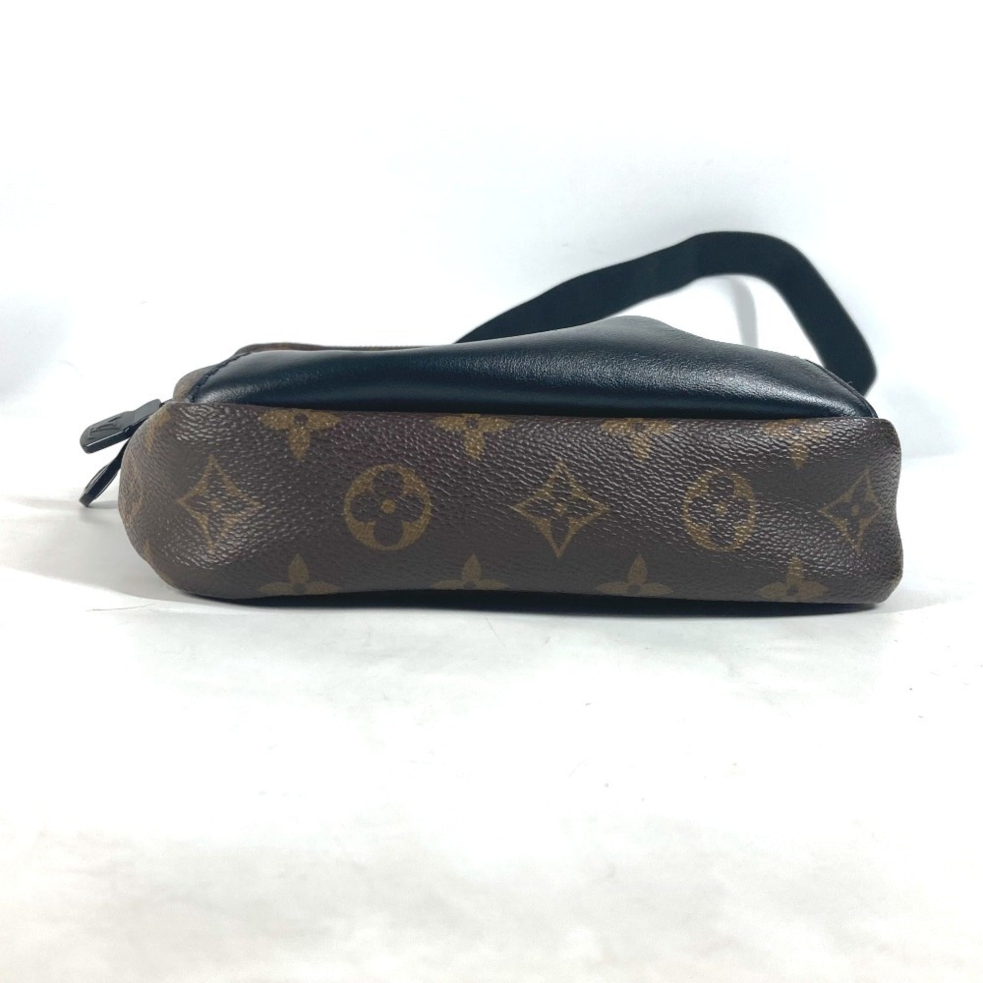 Louis Vuitton Black Brown Monogram Canvas Sling Bag (Pre-Owned)