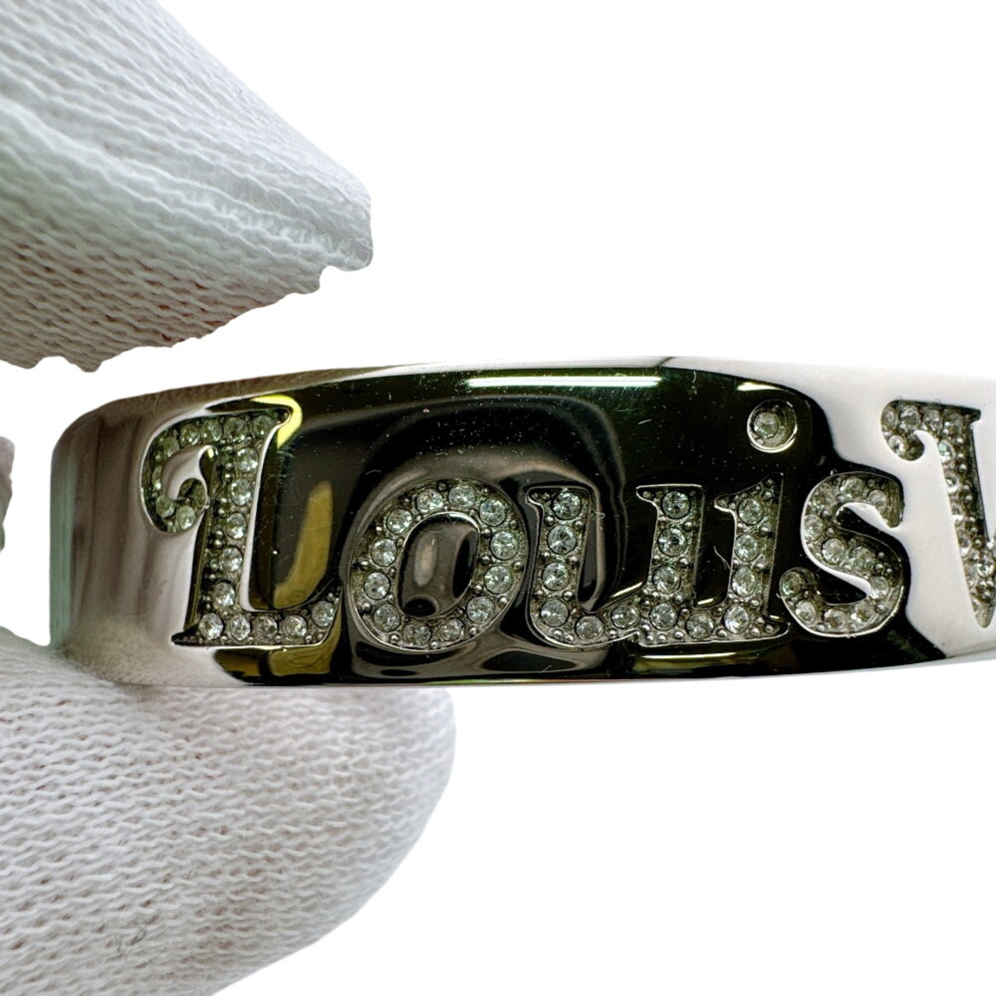 Louis Vuitton Silver Metal Charm Bracelet (Pre-Owned)