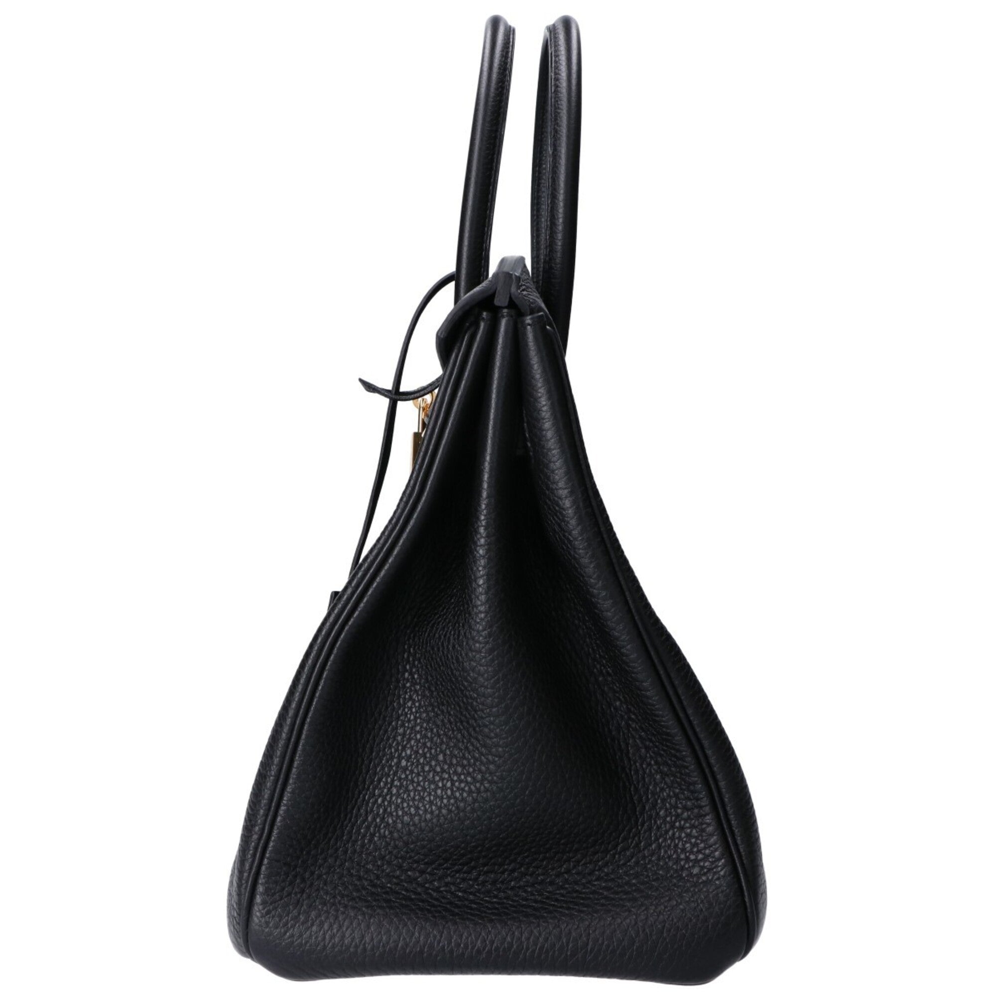 Hermes Noir Togo Leather Handbag (Pre-Owned)