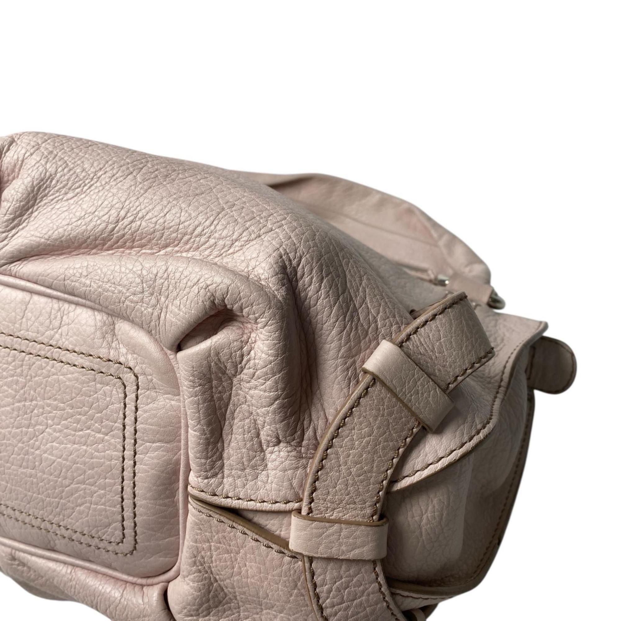 Celine Light Pink Leather Handbag (Pre-Owned)