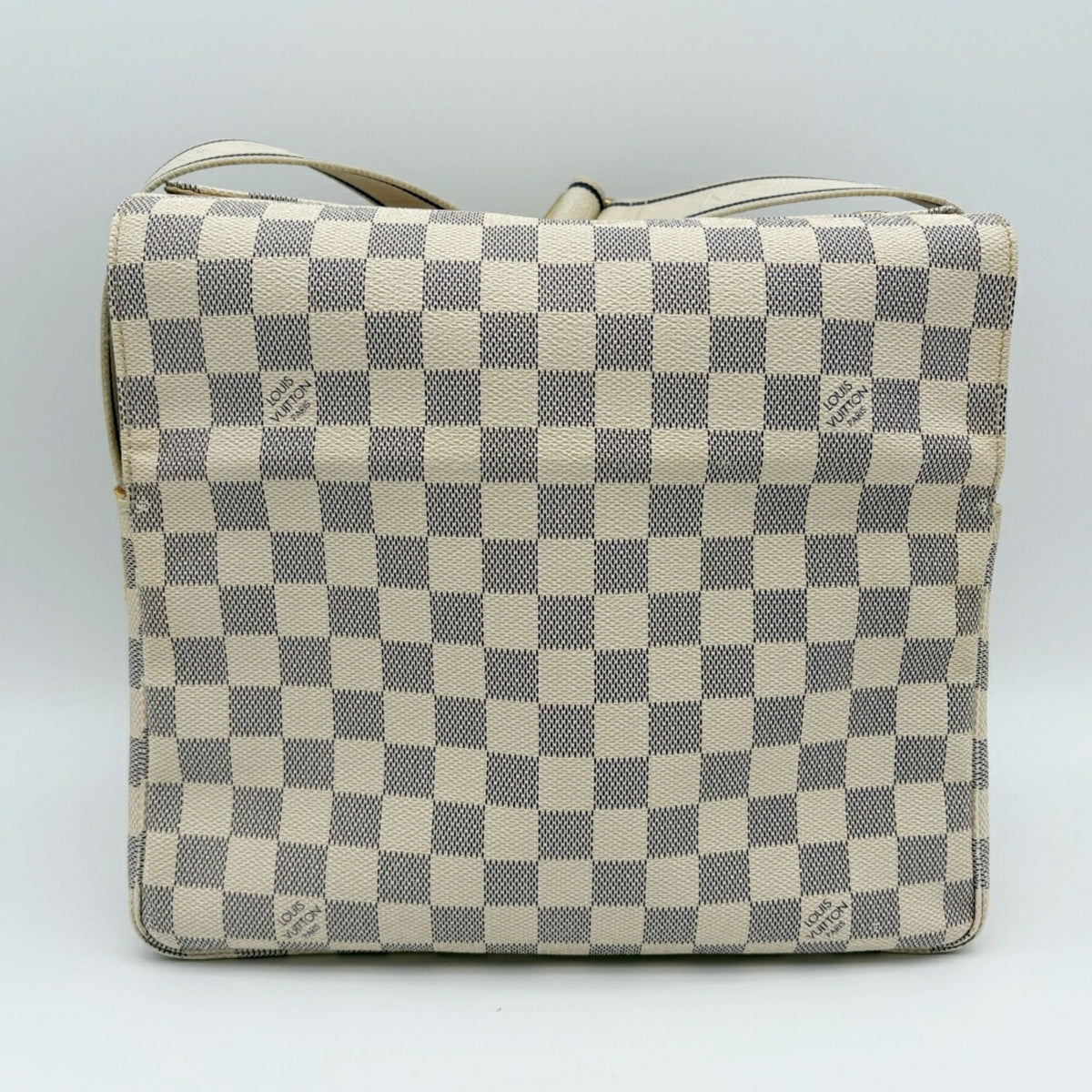 Louis Vuitton Damier Azur Damier Azur Damier Canvas Shoulder Bag (Pre-Owned)