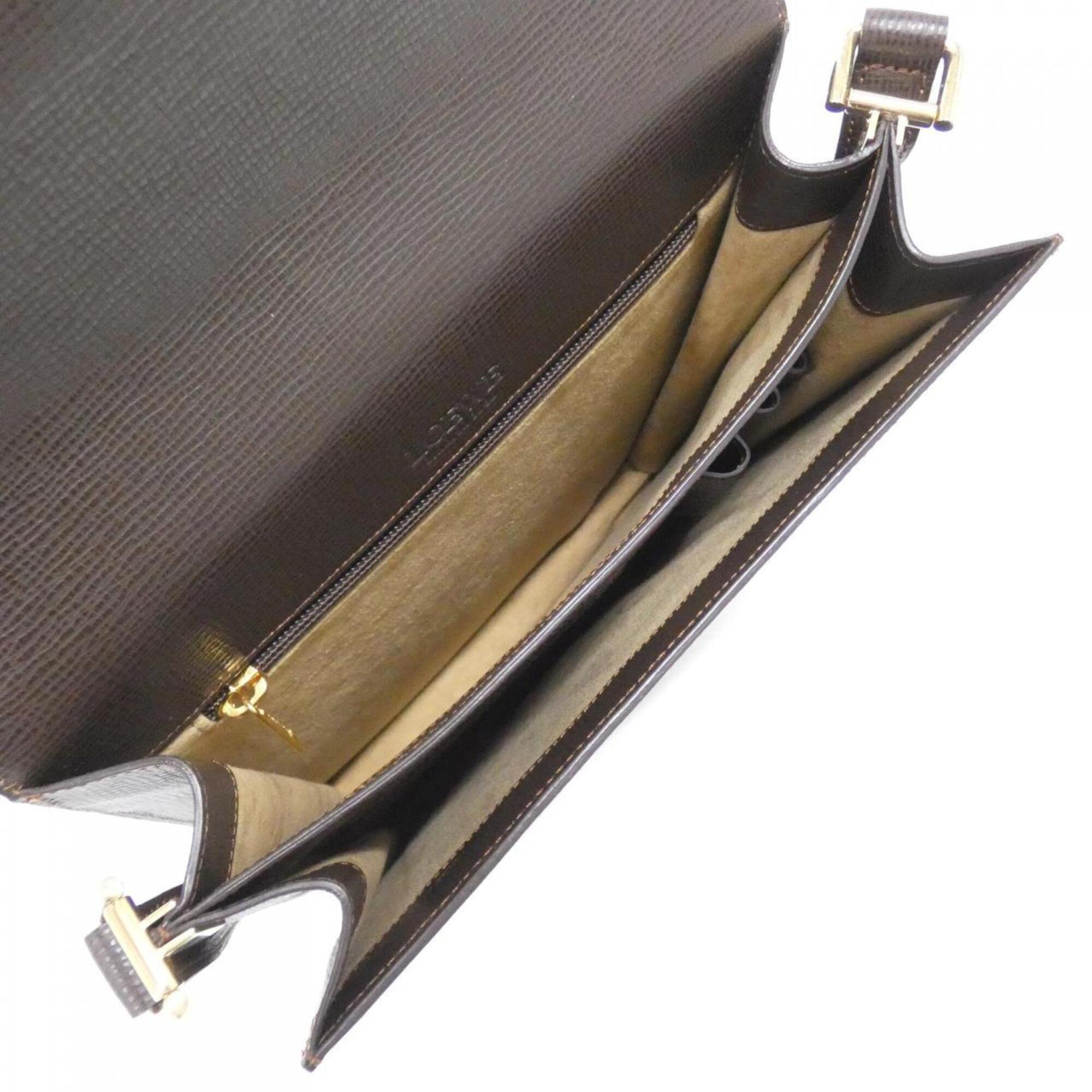 Loewe Brown Leather Shoulder Bag (Pre-Owned)