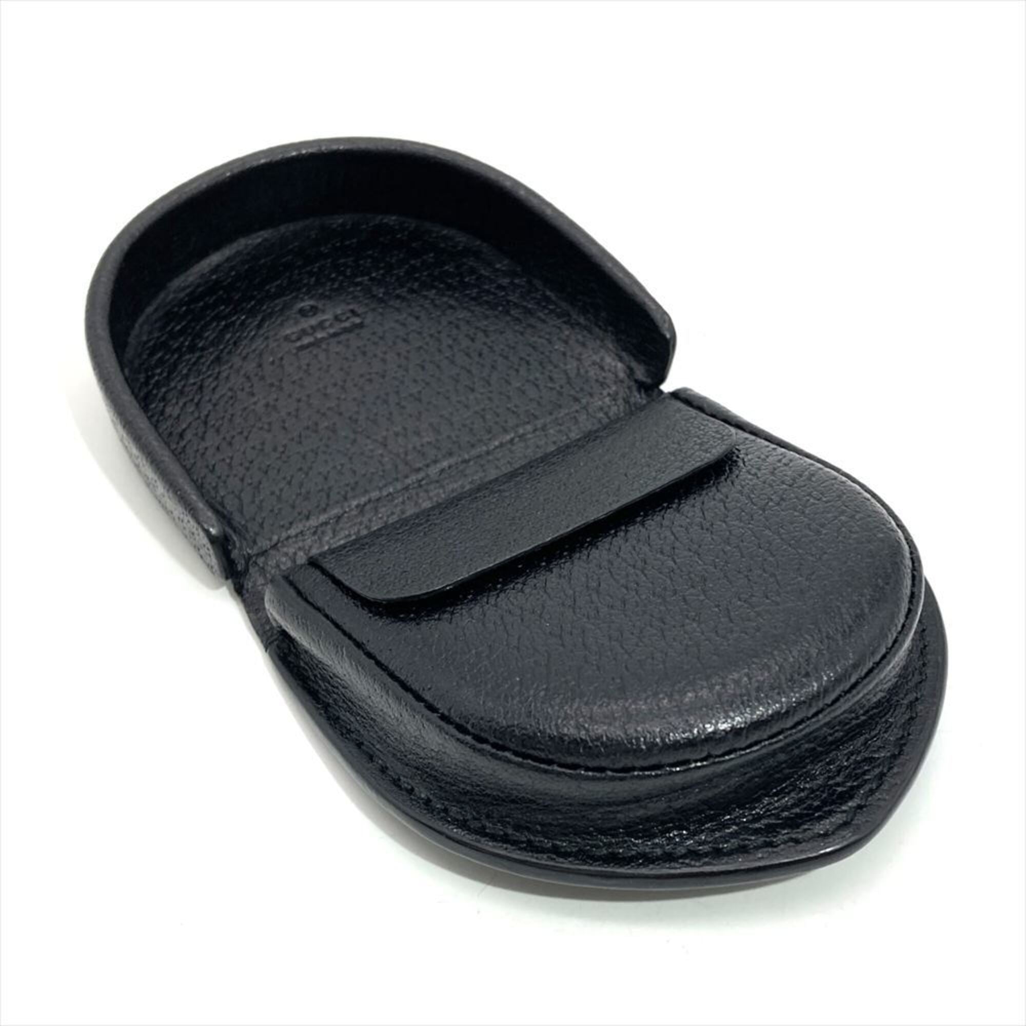 Gucci Black Leather Coin Purse/Coin Case (Pre-Owned)