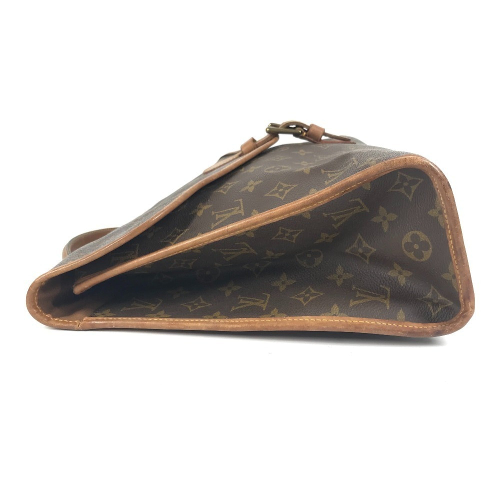 Louis Vuitton Brown Monogram Canvas Handbag Shoulder Bag (Pre-Owned)