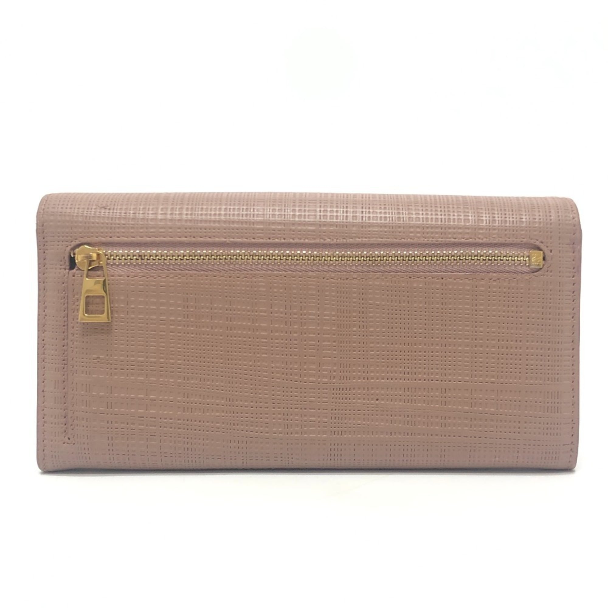 Loewe Beige Canvas Long Wallet (Bi-Fold) (Pre-Owned)