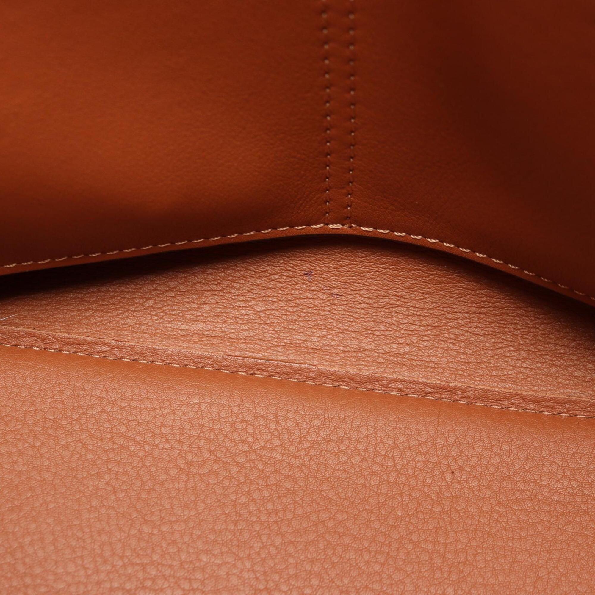 Loewe Beige Brown Canvas Leather Handbag Tote Bag (Pre-Owned)