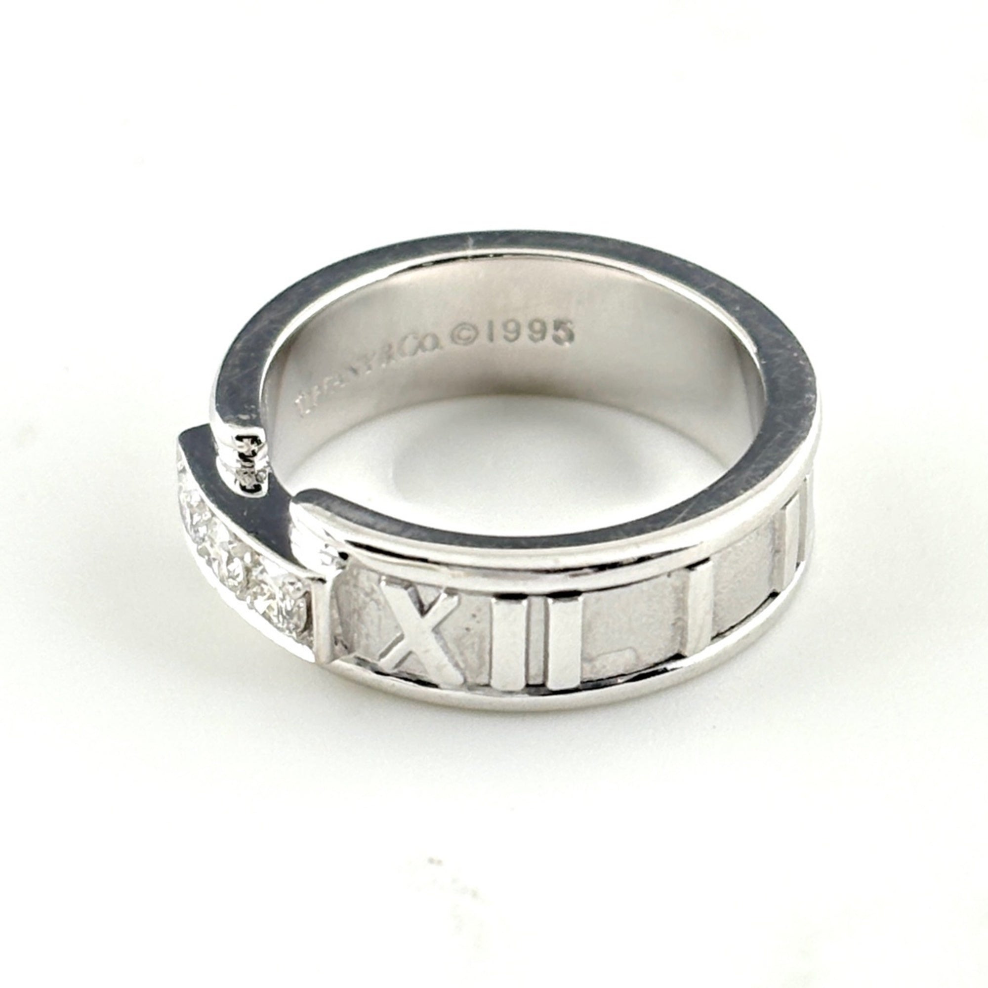 Tiffany White Gold (18K) Band Ring (Pre-Owned)