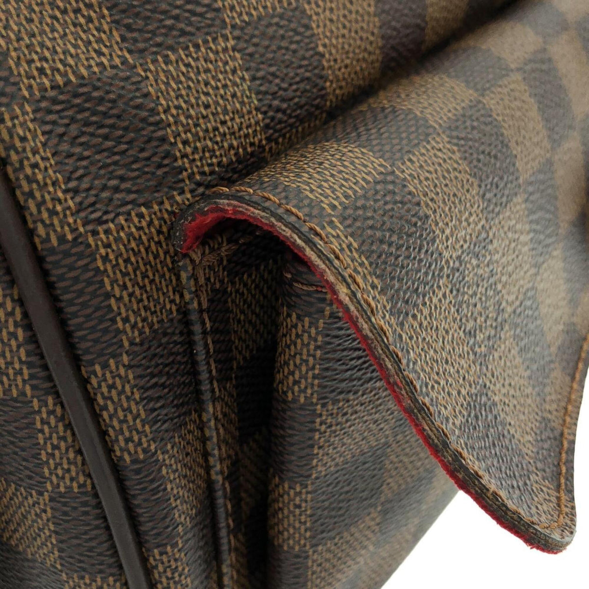 Louis Vuitton Ebene Coated Canvas Shoulder Bag (Pre-Owned)