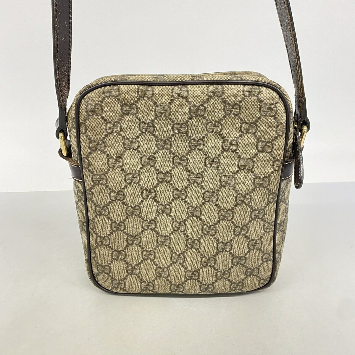 Gucci Brown Pvc Shoulder Bag (Pre-Owned)
