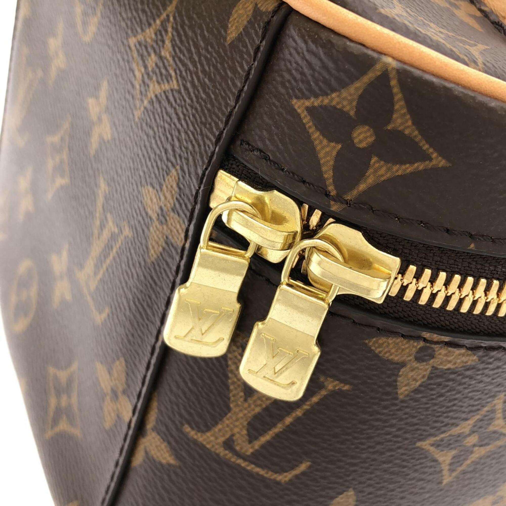Louis Vuitton Marron Monogram Coated Canvas Handbag (Pre-Owned)