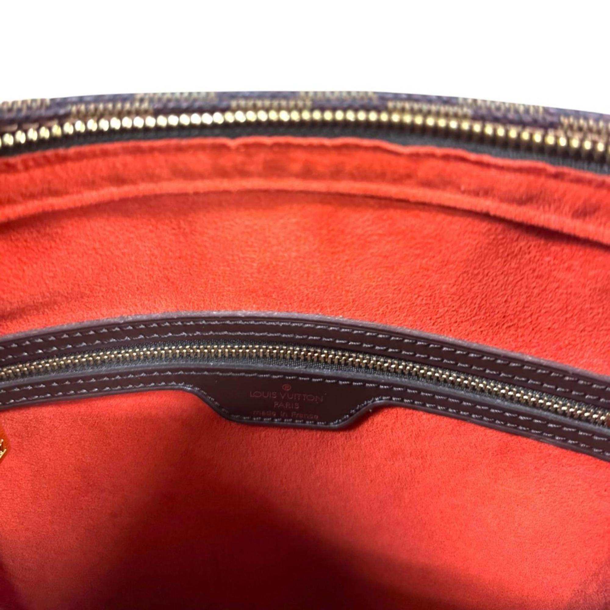Louis Vuitton Damier Brown Damier Canvas Or Damier Canvas Shoulder Bag (Pre-Owned)