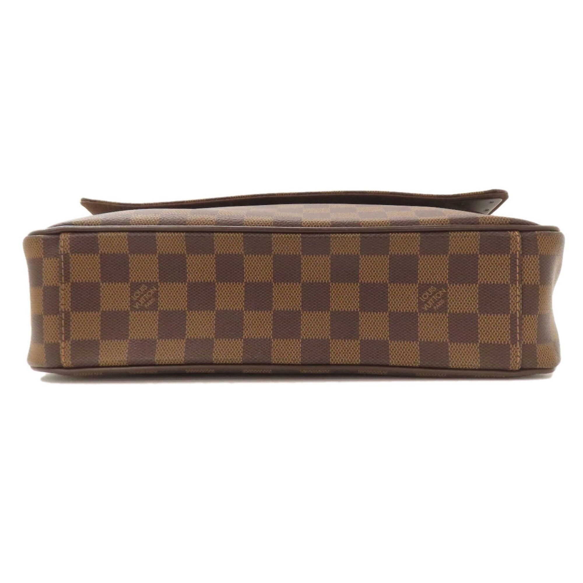 Louis Vuitton Damier Canvas Ebene Damier Canvas Shoulder Bag (Pre-Owned)