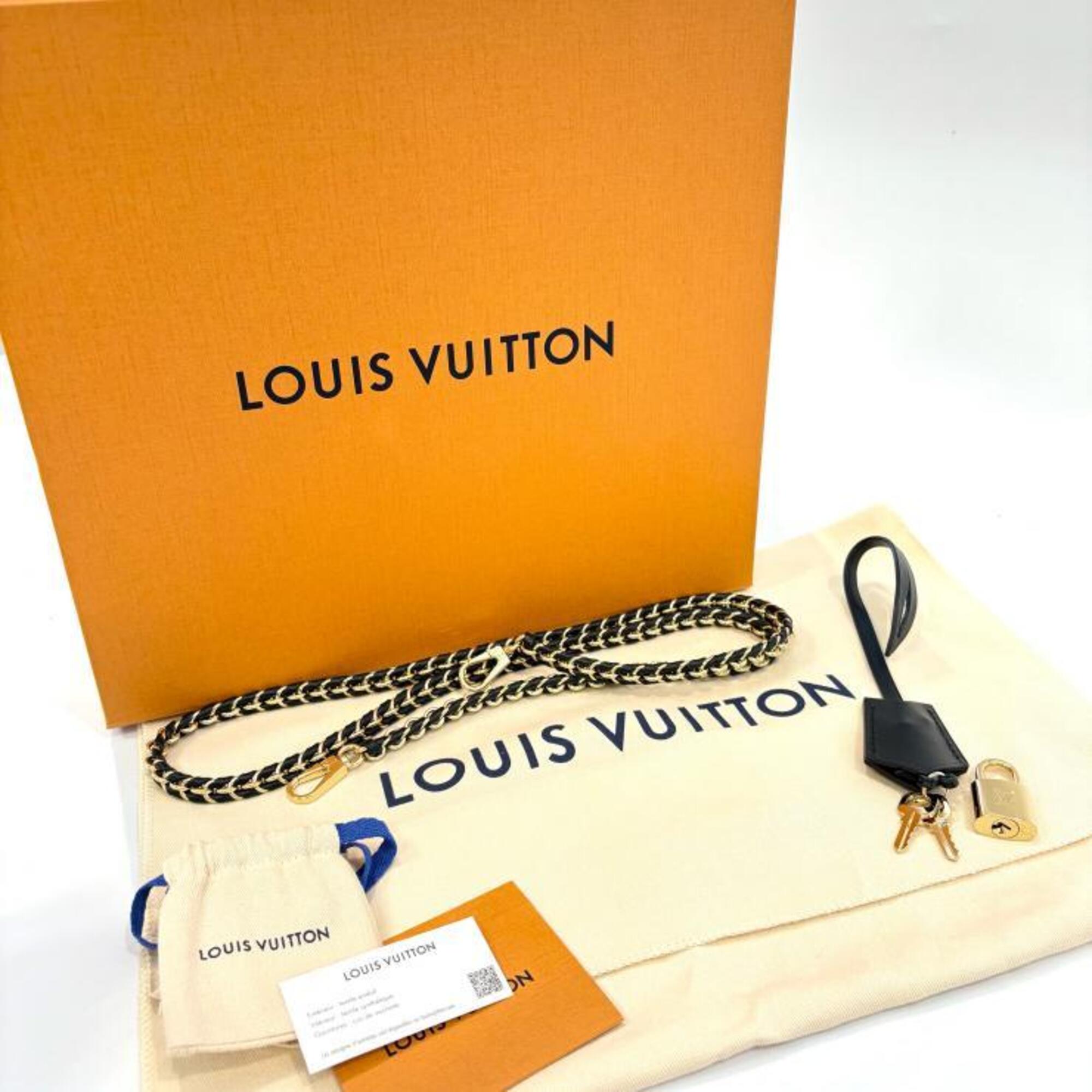 Louis Vuitton Black Brown Monogram Reverse Monogram Reverse Shoulder Bag Vanity Bag (Pre-Owned)