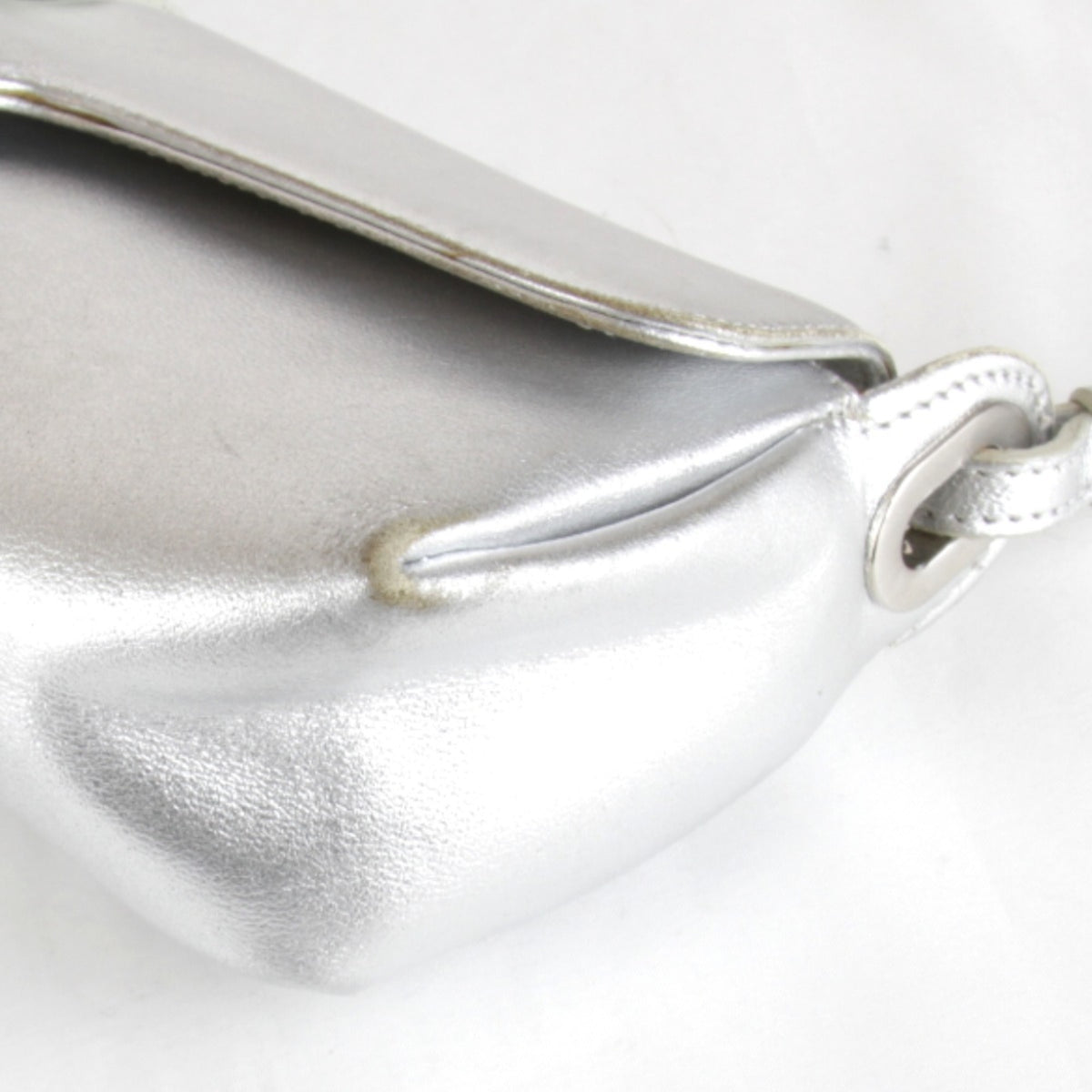 Jimmy Choo Silver Leather Handbag (Pre-Owned)