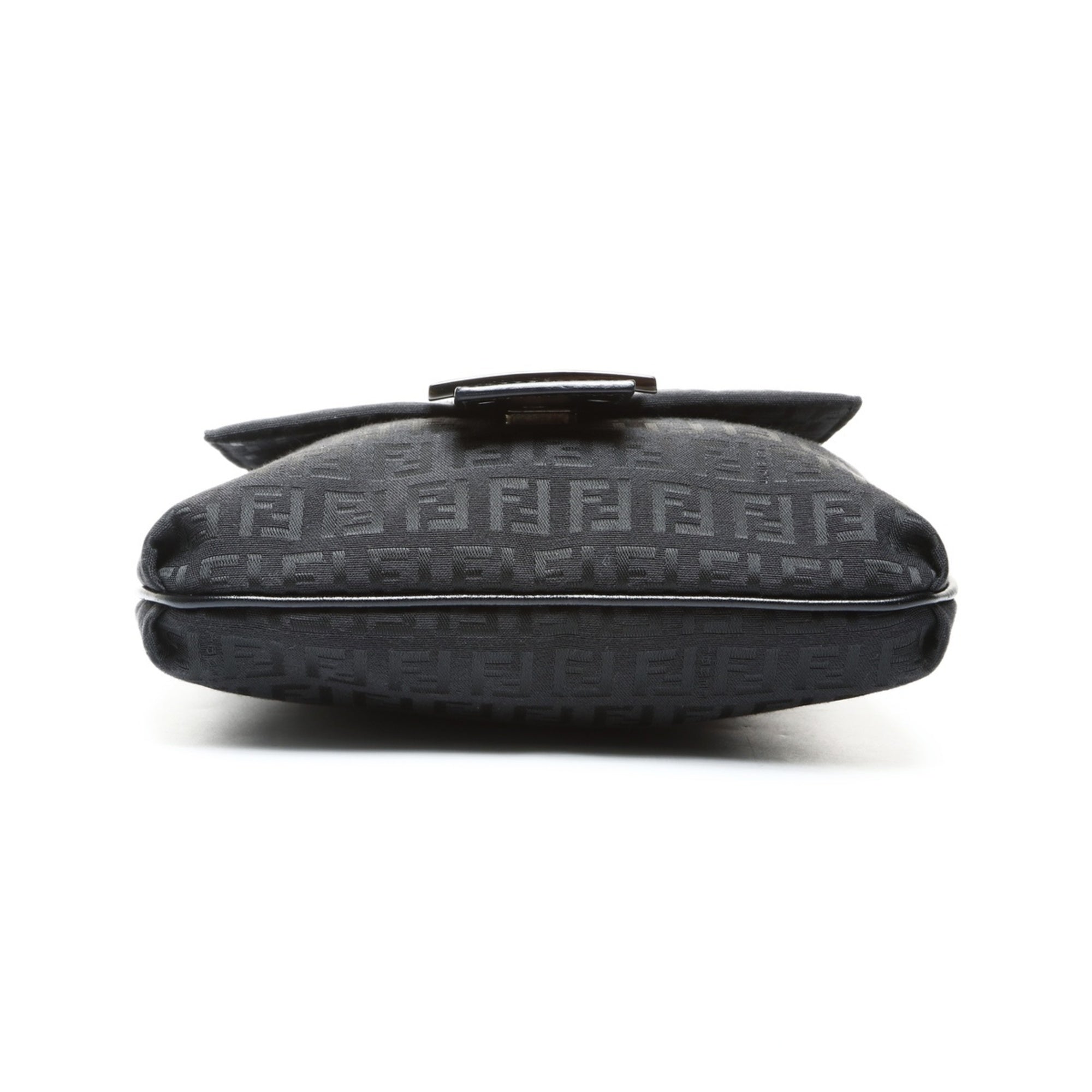 Fendi Black Canvas Shoulder Bag (Pre-Owned)