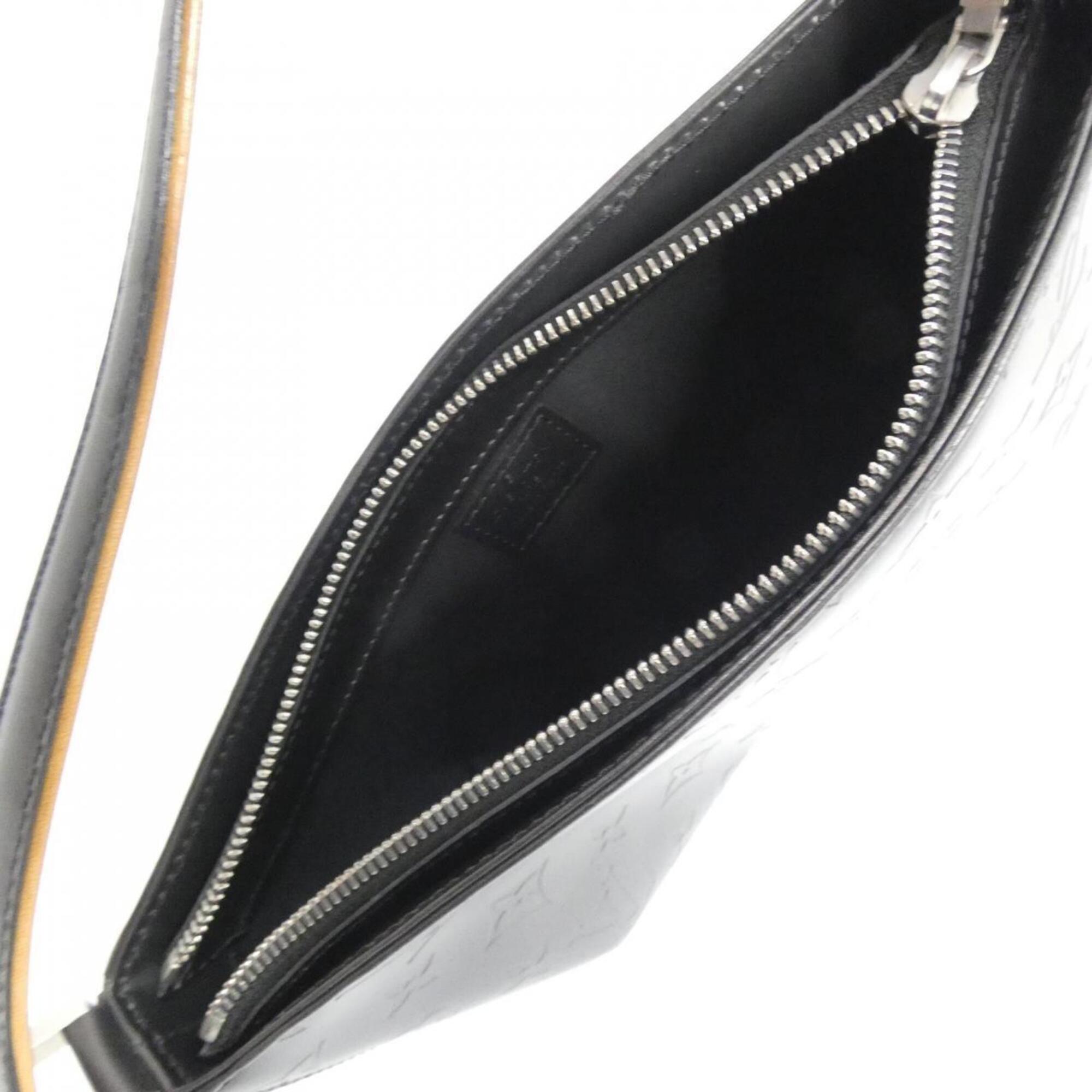 Louis Vuitton Black Leather Shoulder Bag (Pre-Owned)