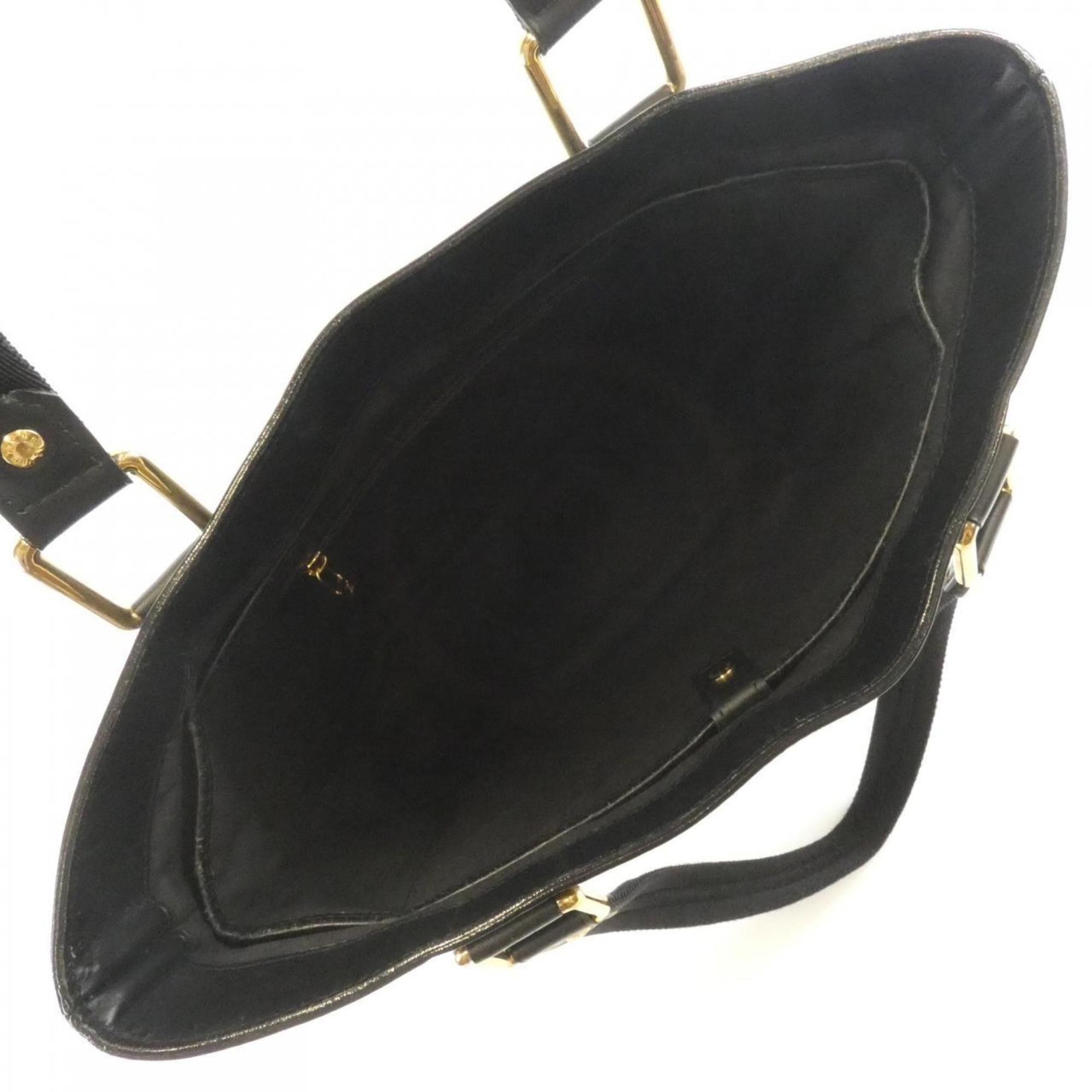 Louis Vuitton Black Canvas Handbag (Pre-Owned)