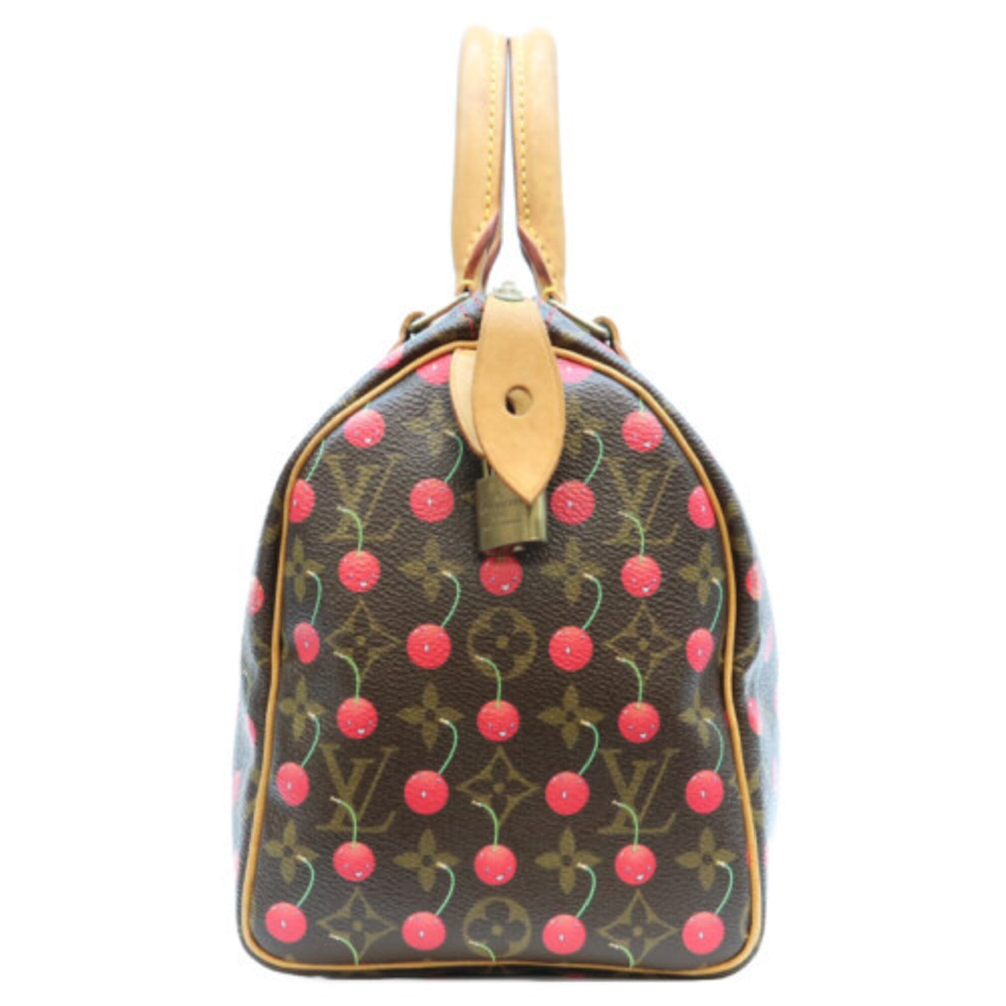 Louis Vuitton Brown Monogram Cherry Blossom Handbag (Pre-Owned)