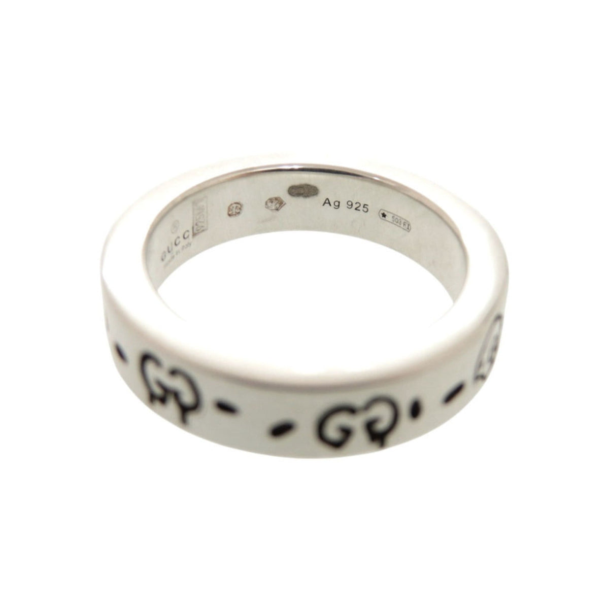 Gucci Silver Silver 925 Band Ring (Pre-Owned)