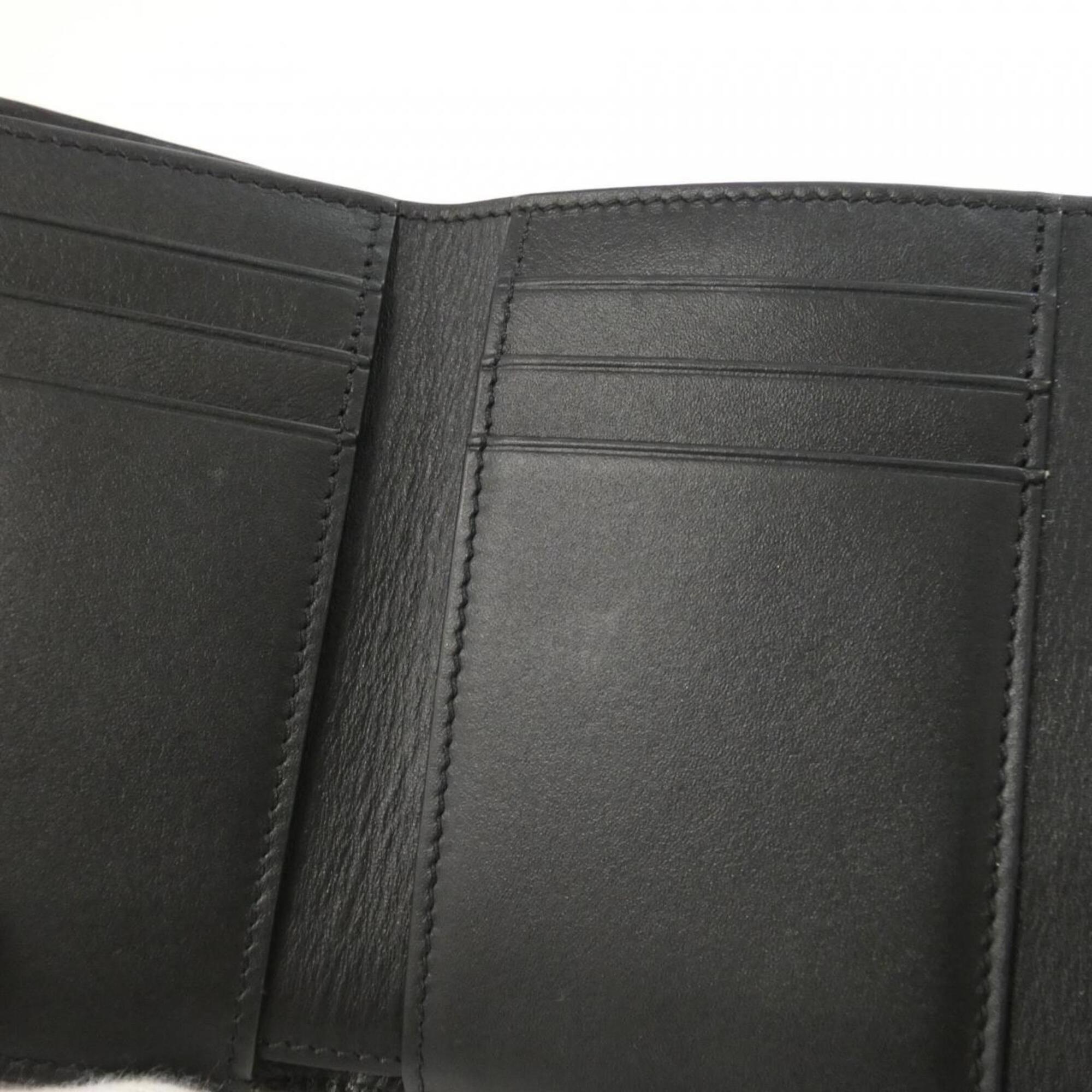 Loewe Black Leather Wallet (Bi-Fold) (Pre-Owned)