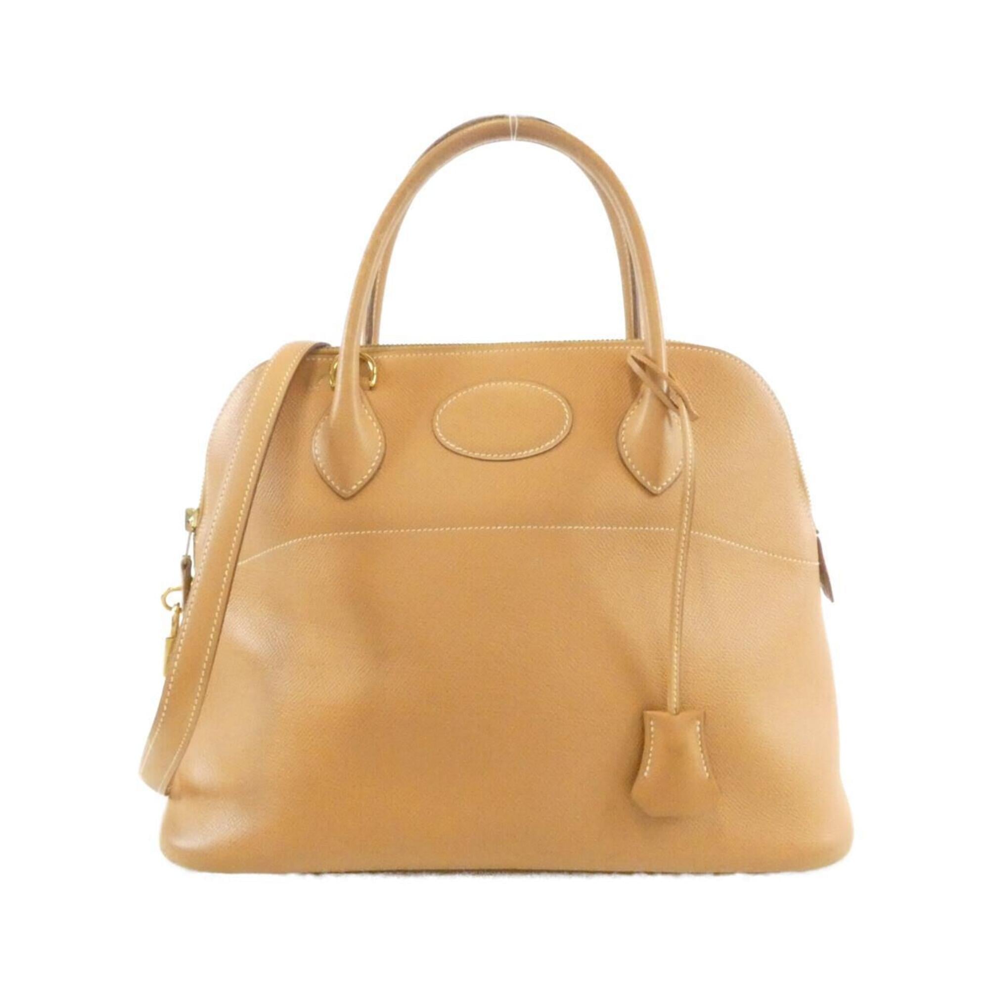 Hermes Natural Courchevel Leather Handbag (Pre-Owned)
