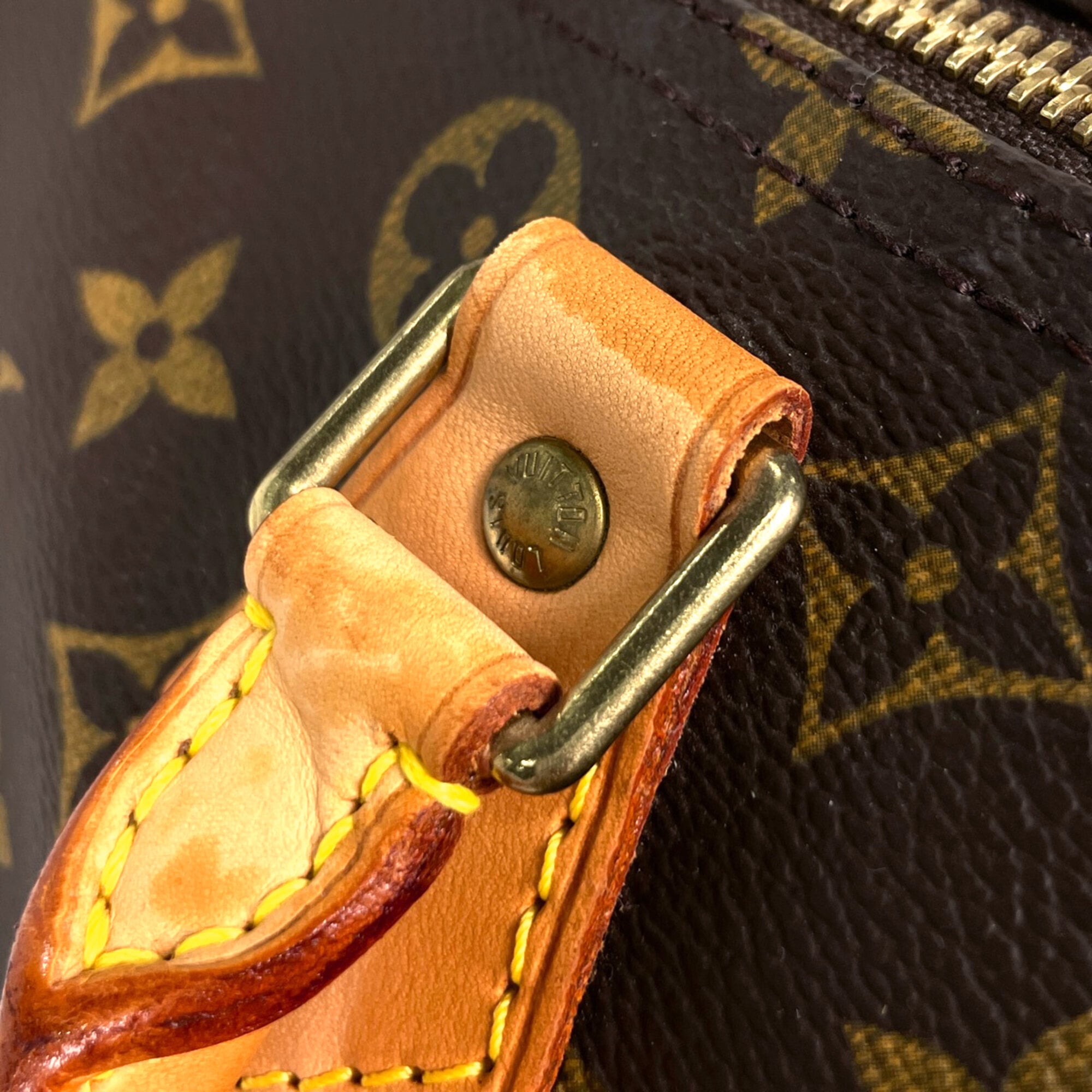Louis Vuitton Brown Monogram Boston Bag Handbag (Pre-Owned)
