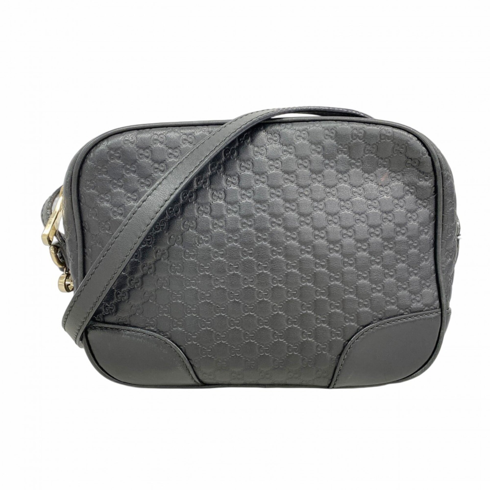 Gucci Black Leather Shoulder Bag (Pre-Owned)