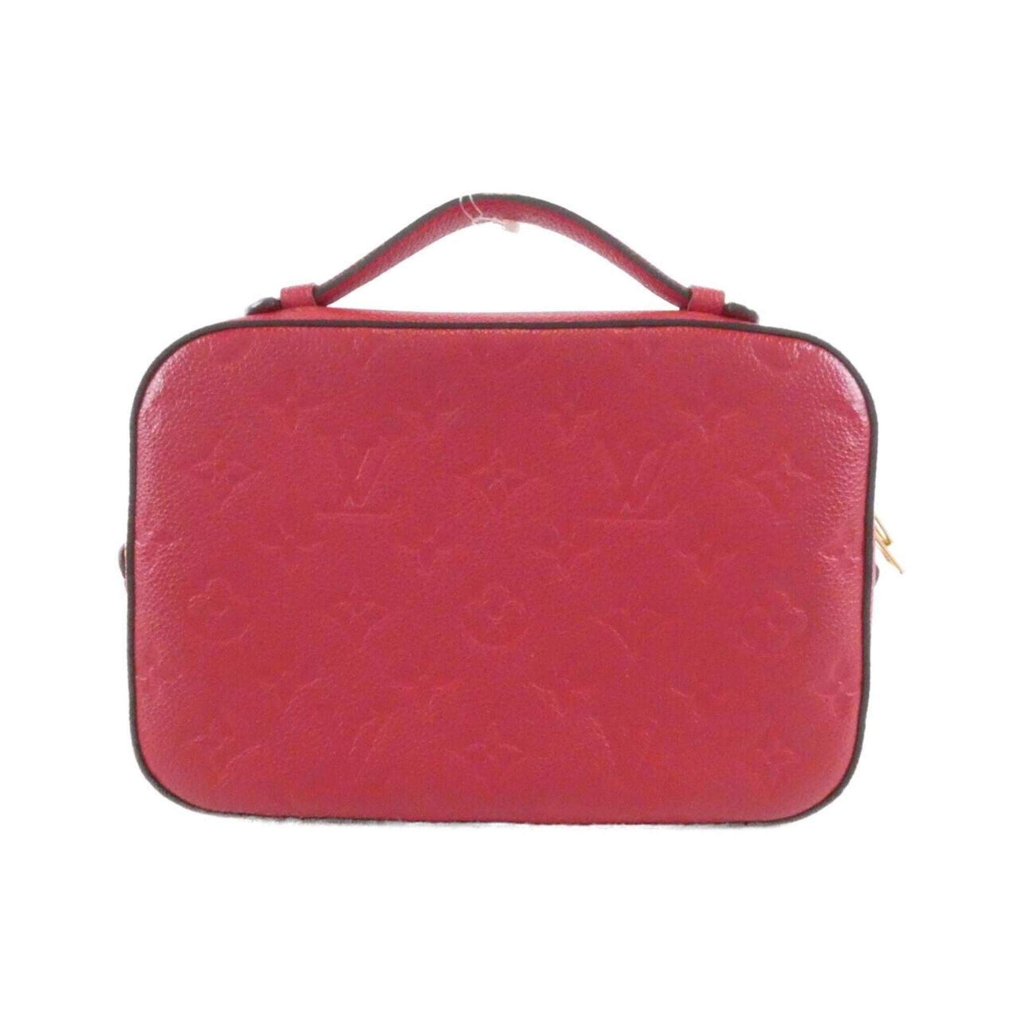 Louis Vuitton Red Color Leather Shoulder Bag (Pre-Owned)