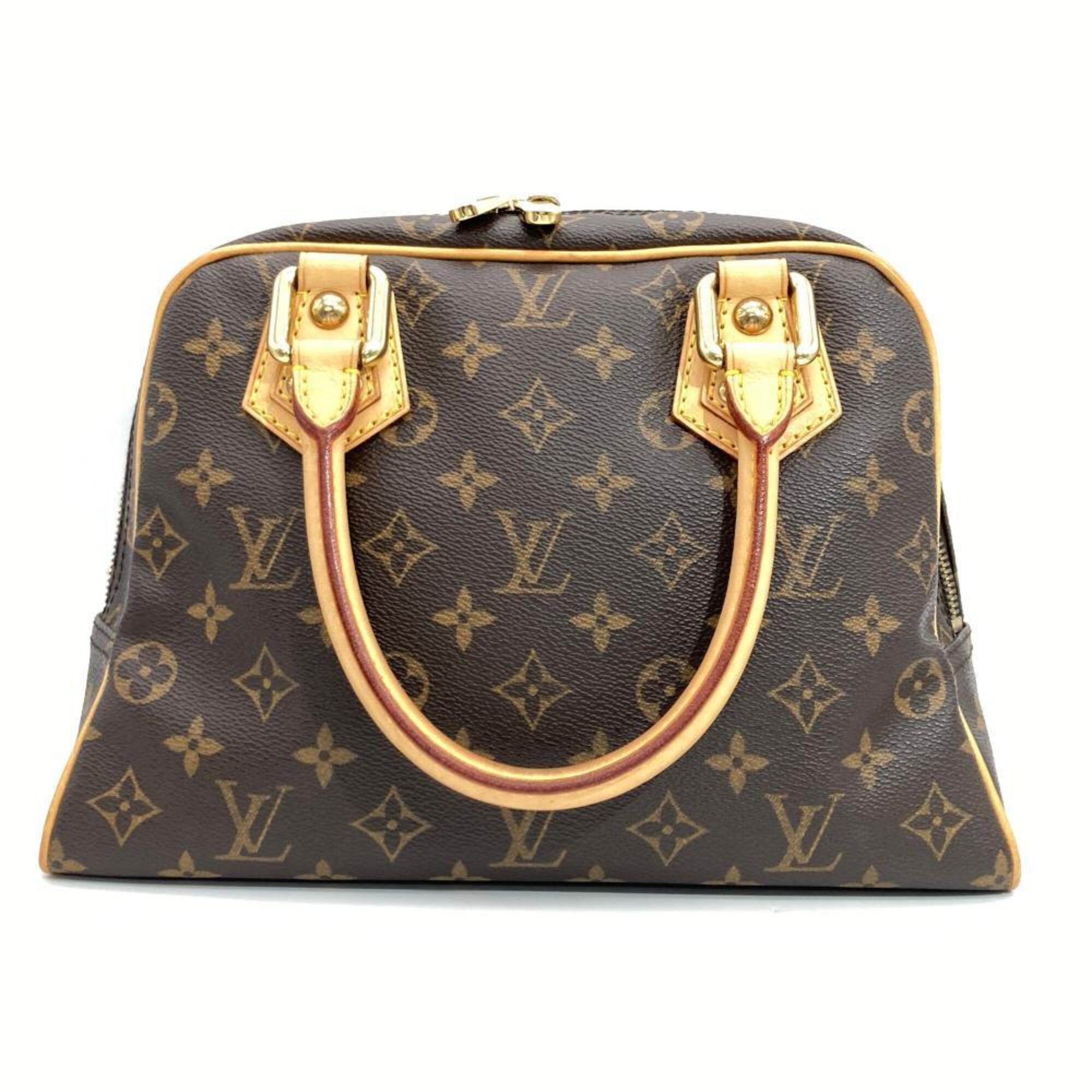 Louis Vuitton Brown Monogram Canvas Handbag (Pre-Owned)