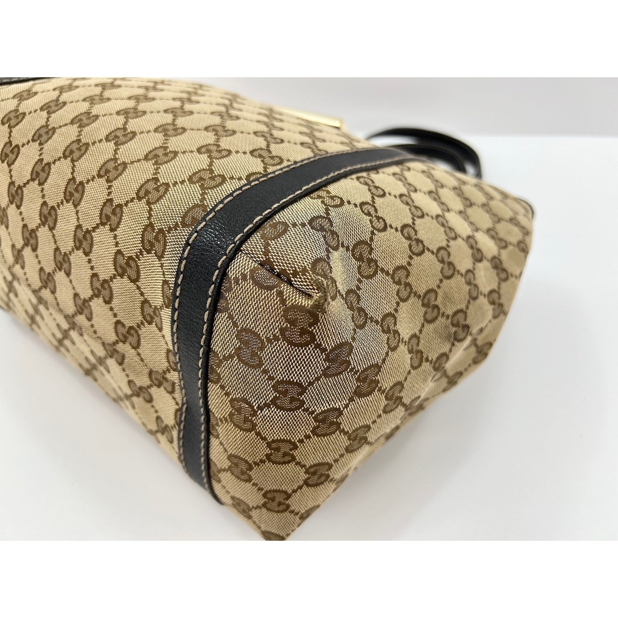 Gucci Brown Gg Canvas Tote Bag (Pre-Owned)