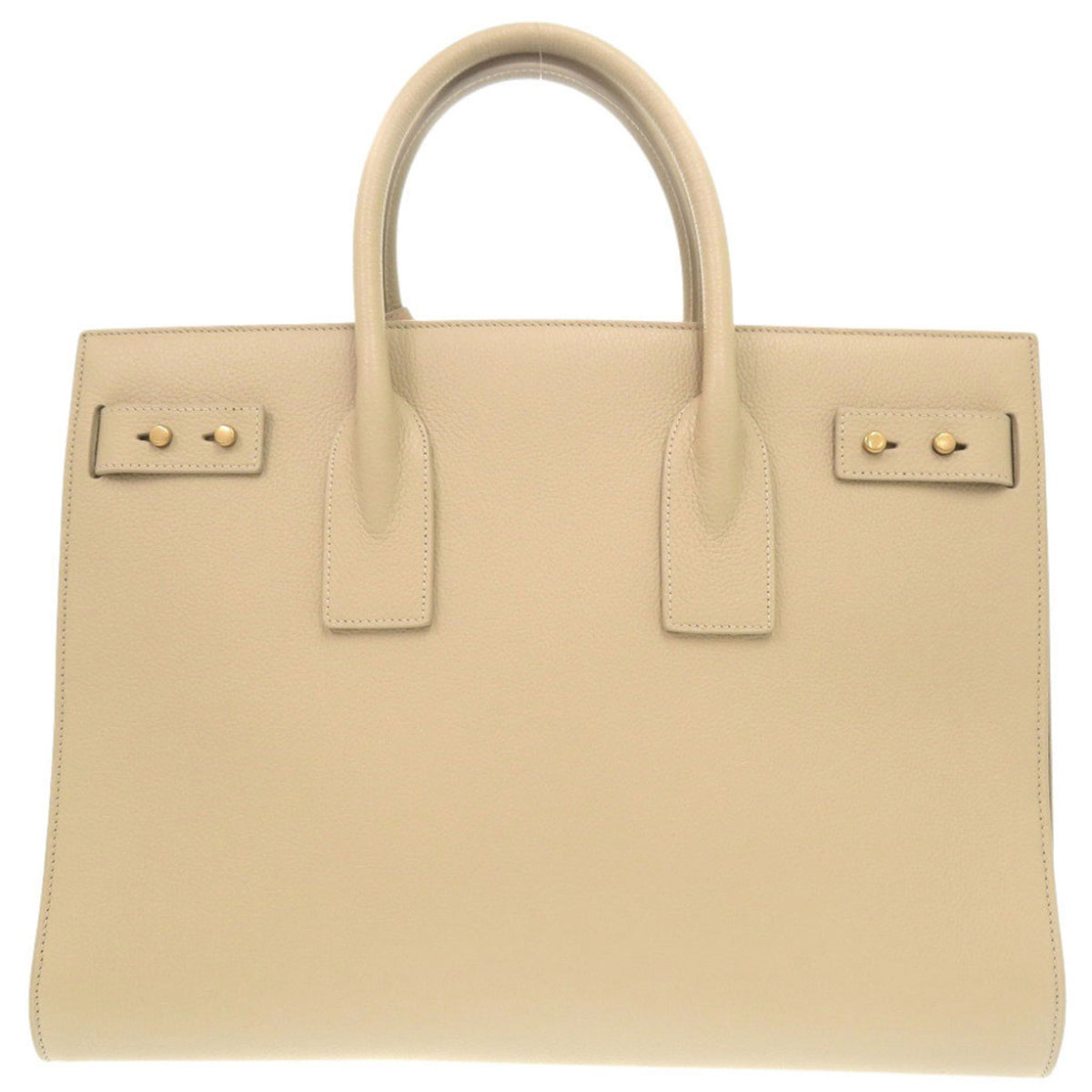 Yves Saint Laurent Beige Leather Handbag Shoulder Bag (Pre-Owned)