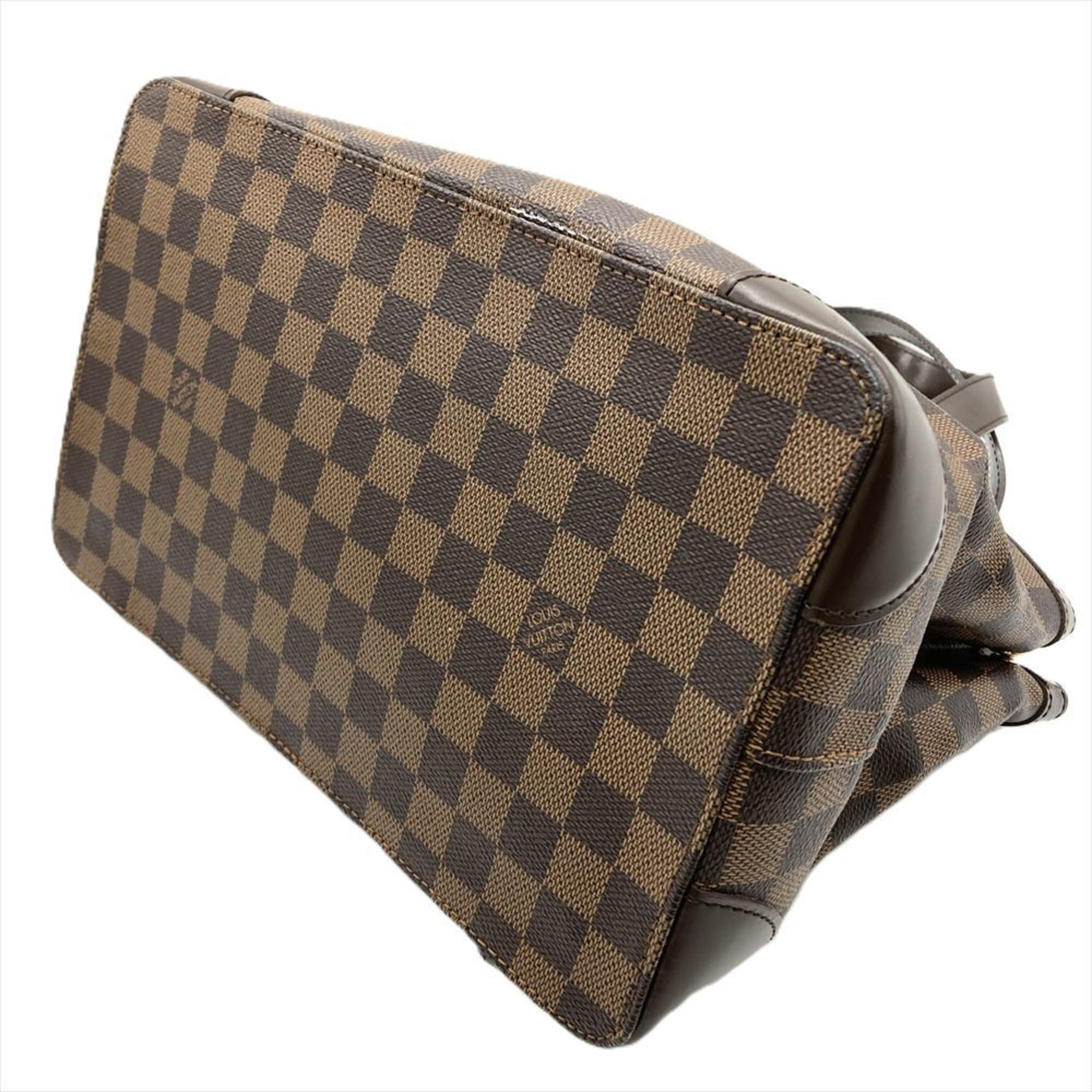 Louis Vuitton Brown Damier Canvas Handbag (Pre-Owned)