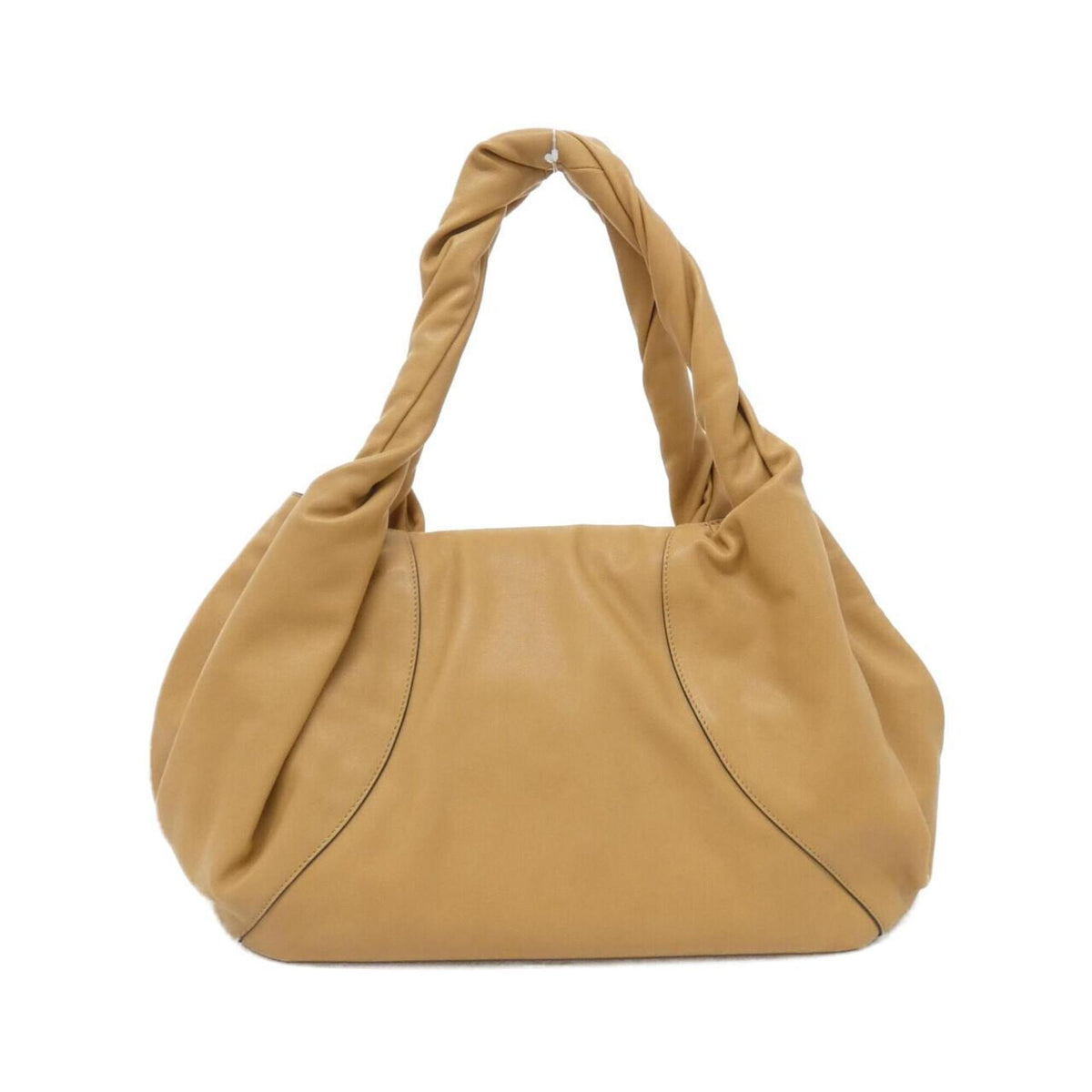 Fendi Beige Leather Shoulder Bag (Pre-Owned)