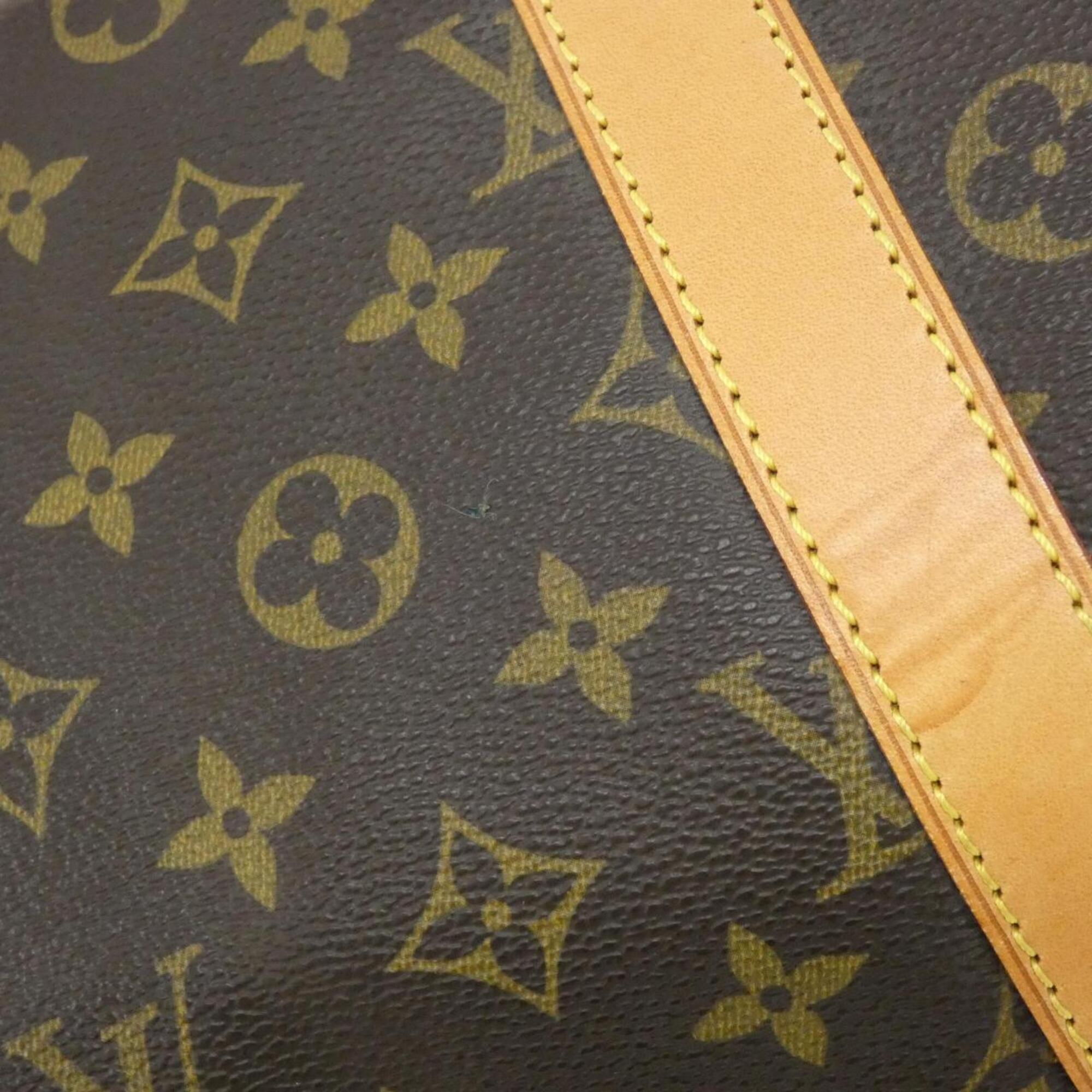 Louis Vuitton Brown Coated Canvas Boston Bag (Pre-Owned)