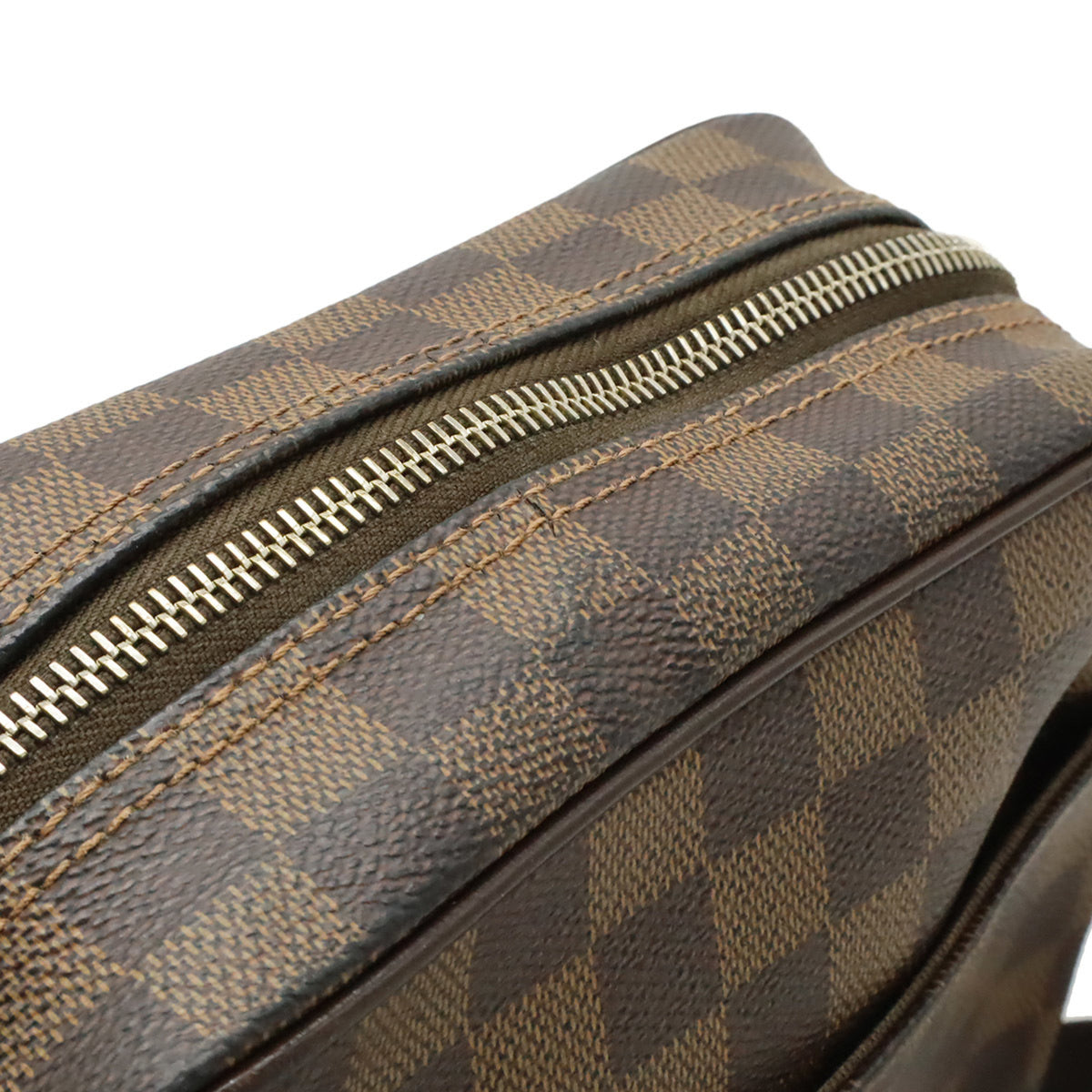 Louis Vuitton Damier Brown Pvc Pochette Shoulder Bag (Pre-Owned)