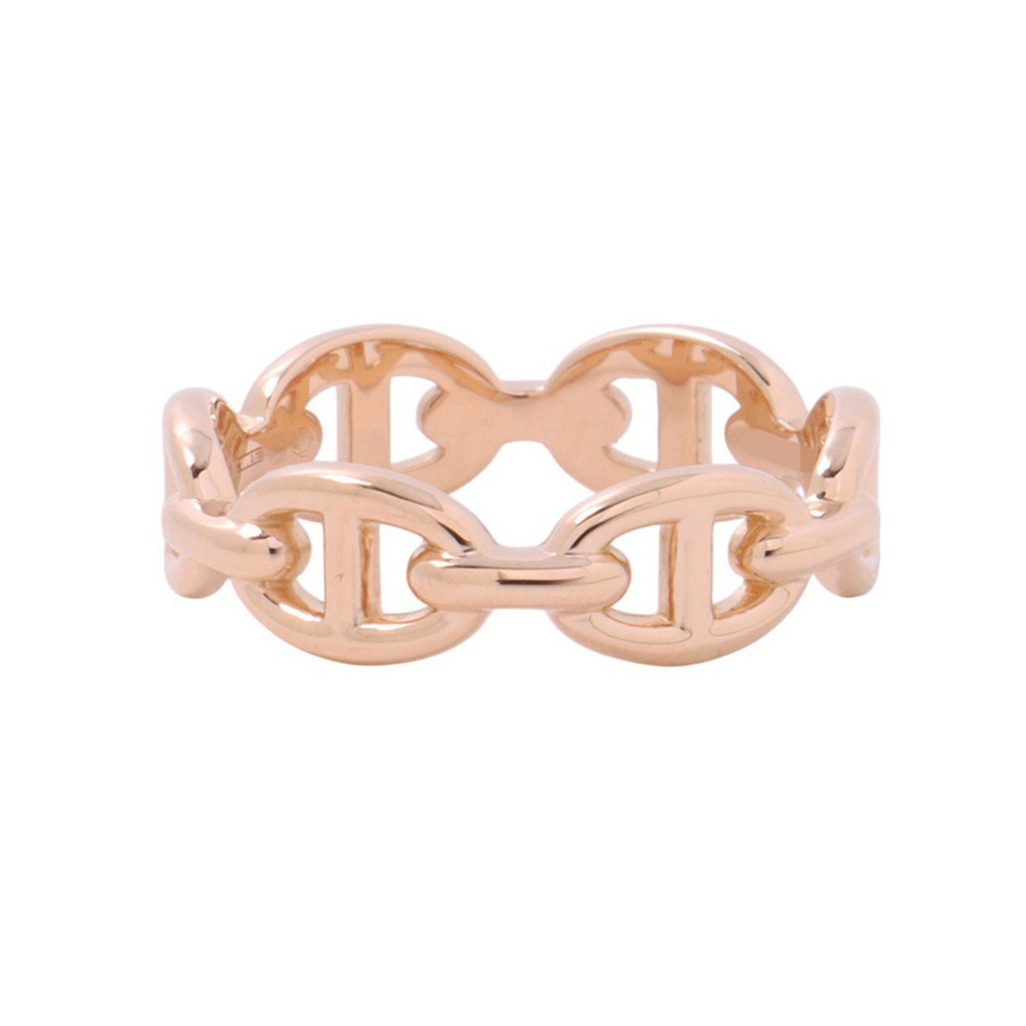 Hermes Pink Gold (18K) Band Ring (Pre-Owned)