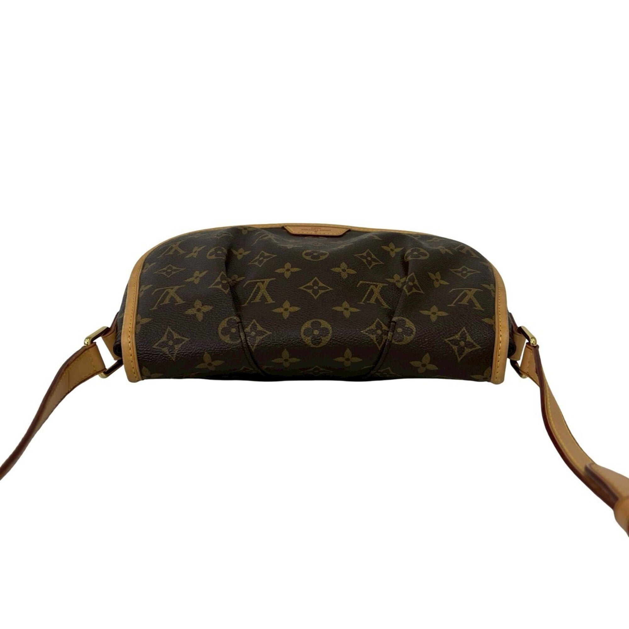 Louis Vuitton Brown Leather Pvc Pochette Shoulder Bag (Pre-Owned)