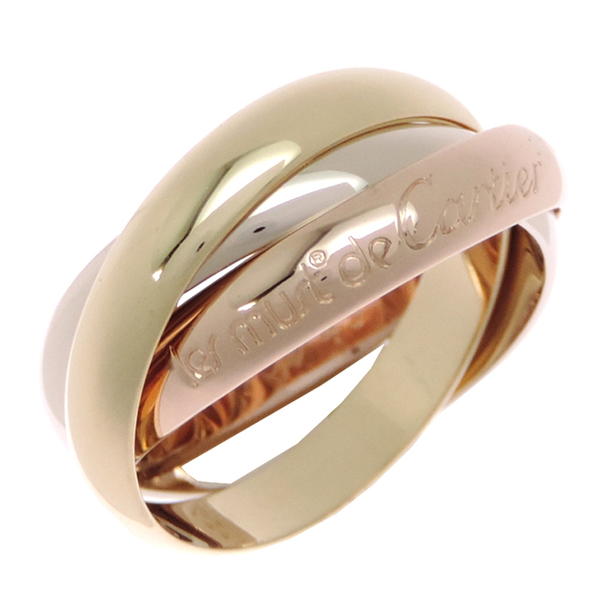 Cartier Yellow Gold (18K) Pink Gold (18K) White Gold (18K) Band Ring (Pre-Owned)