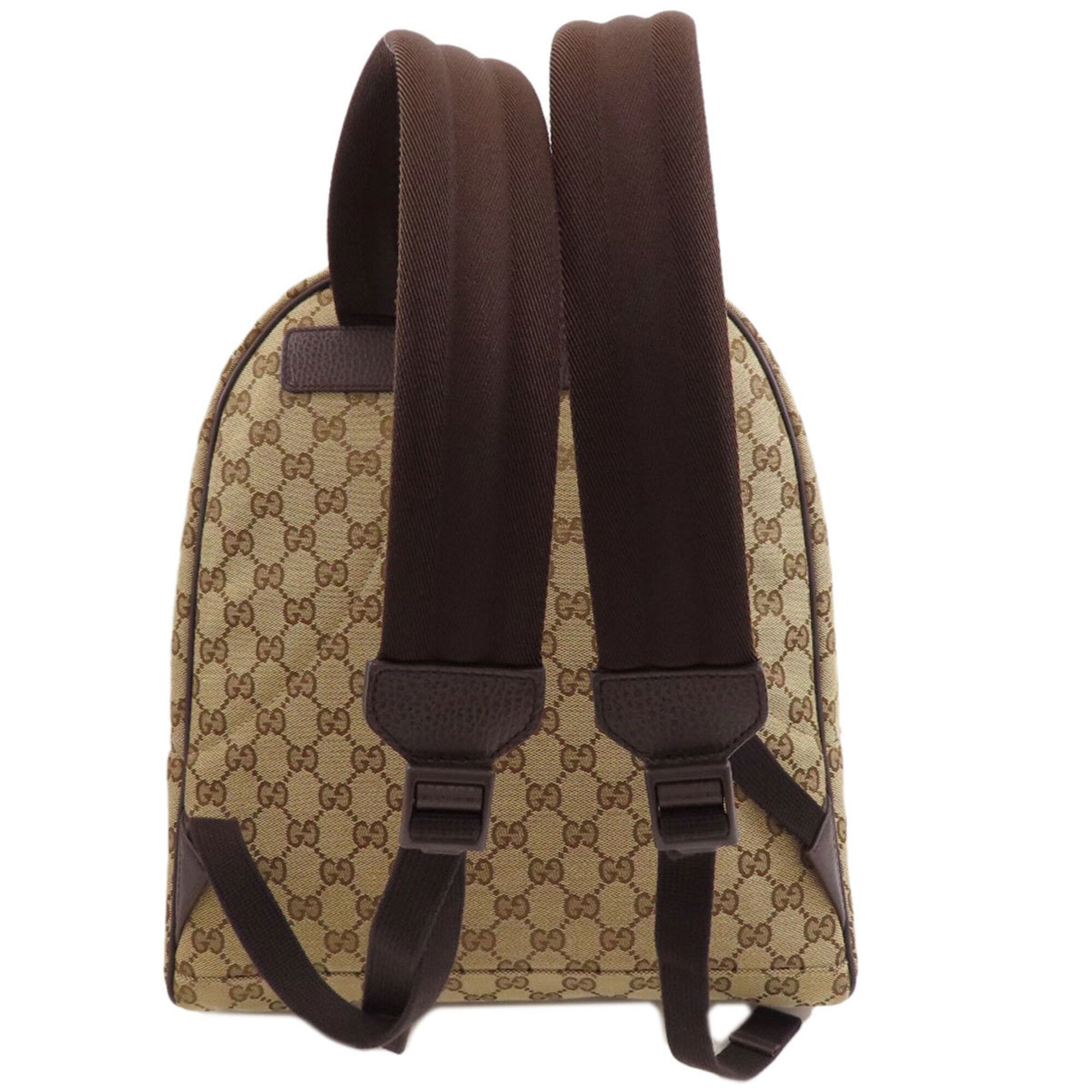 Gucci Beige Canvas Backpack (Pre-Owned)