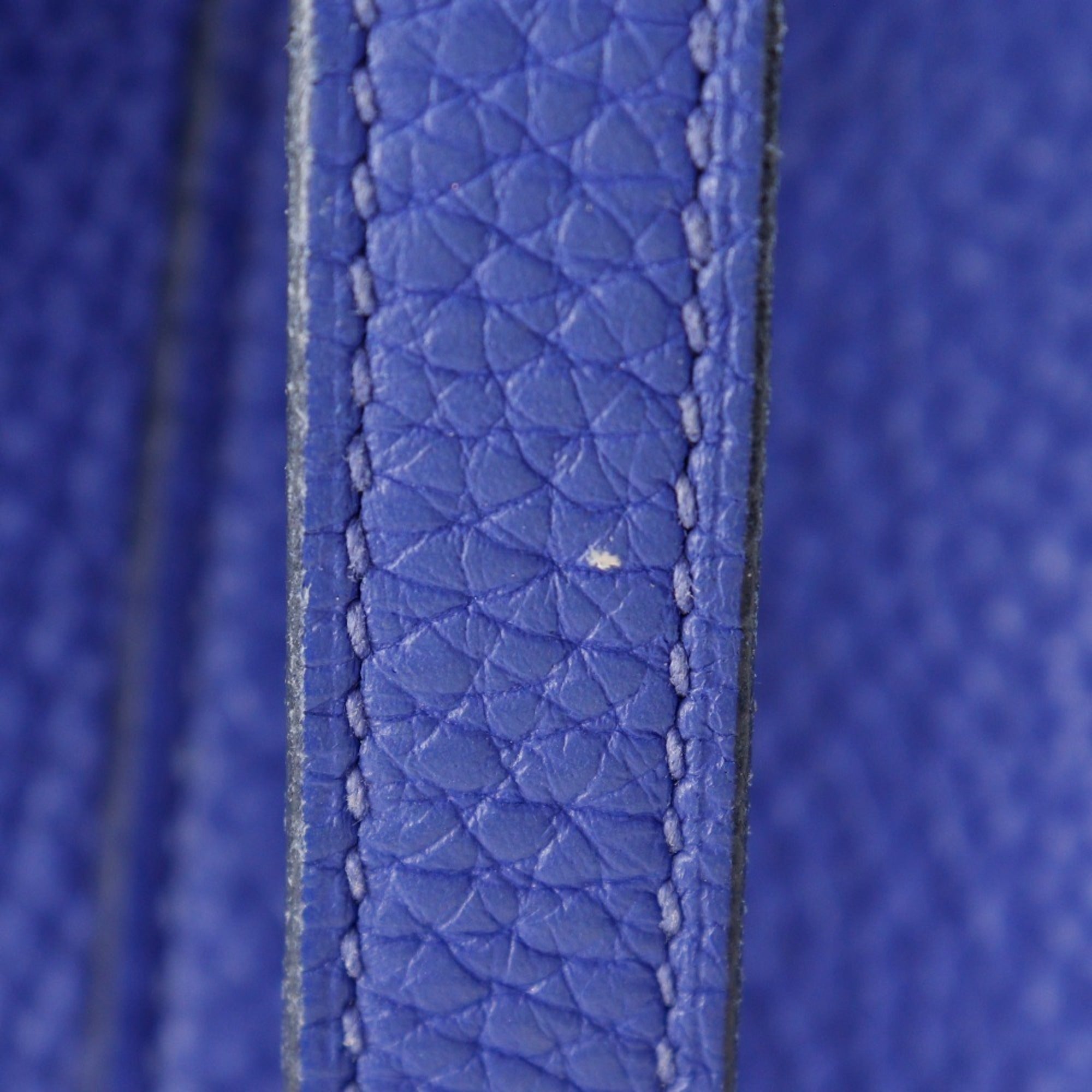 Hermes Picotin Blue Electric Taurillon Clemence Leather Handbag (Pre-Owned)