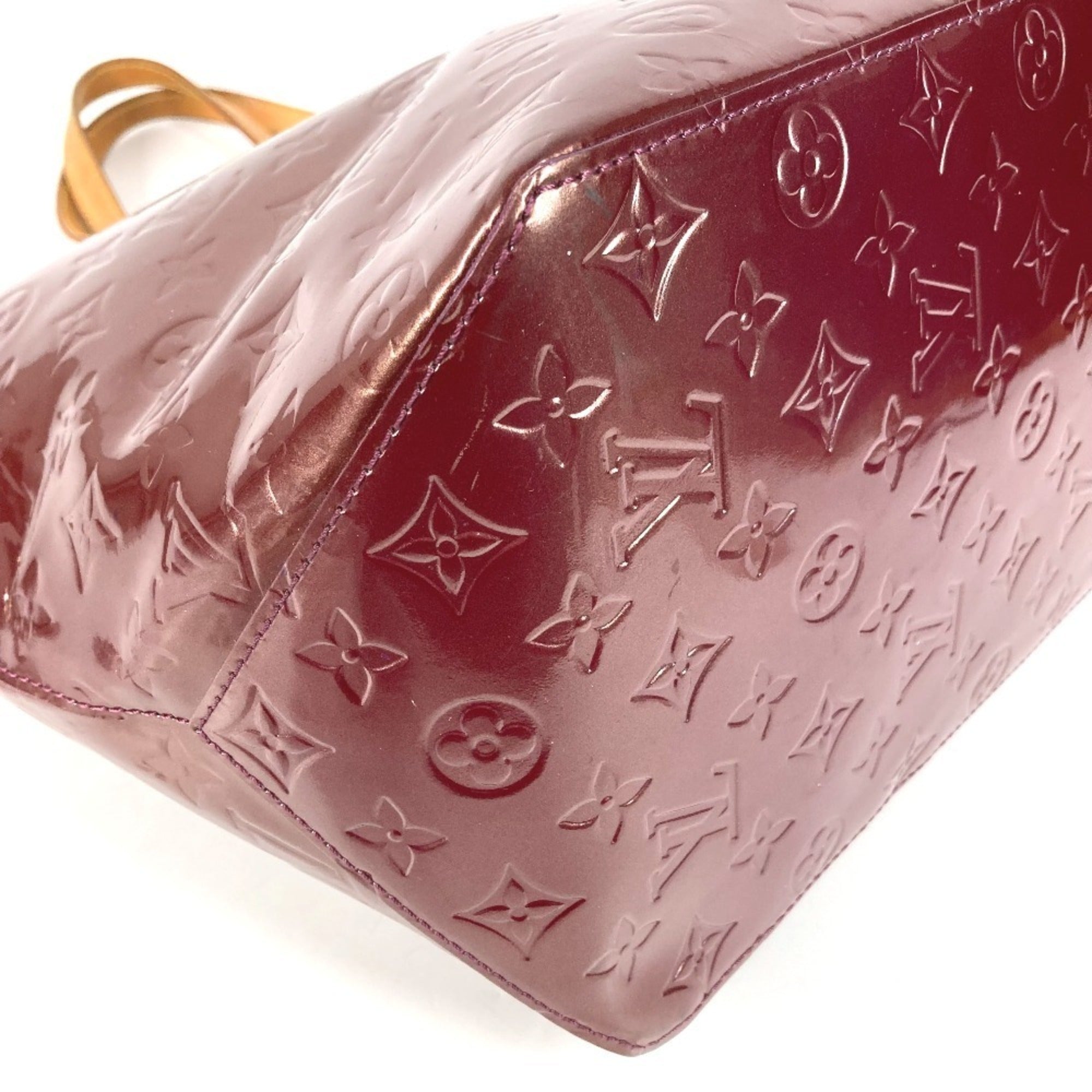 Louis Vuitton Purple Monogram Vernis Canvas Shoulder Bag Tote Bag (Pre-Owned)