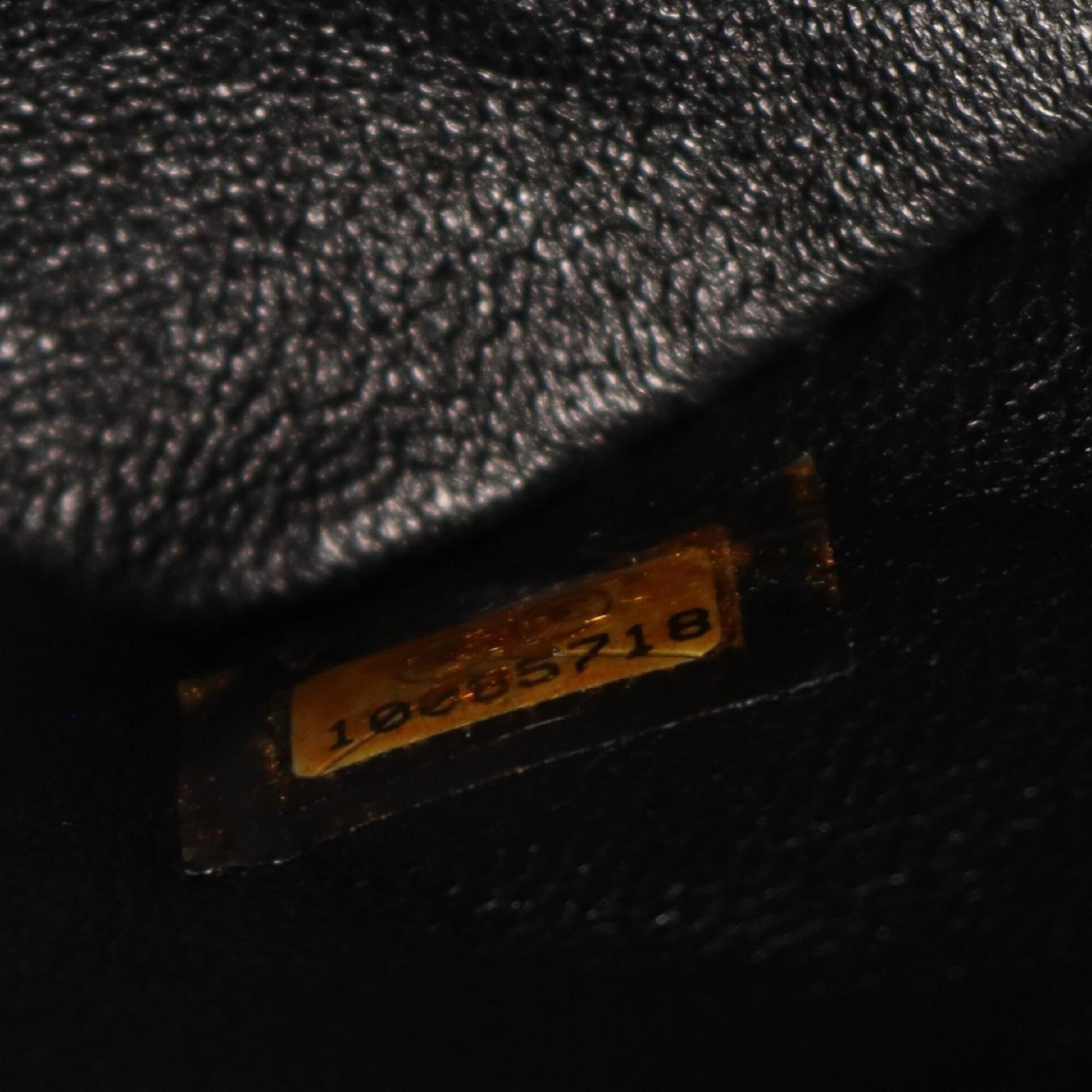 Chanel Black Grained Calfskin Handbag Tote Bag (Pre-Owned)